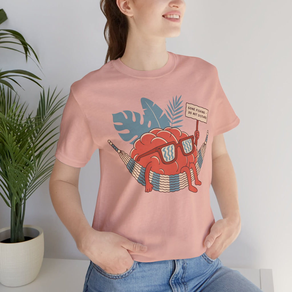 Brain Gone Fishing Unisex T-Shirt