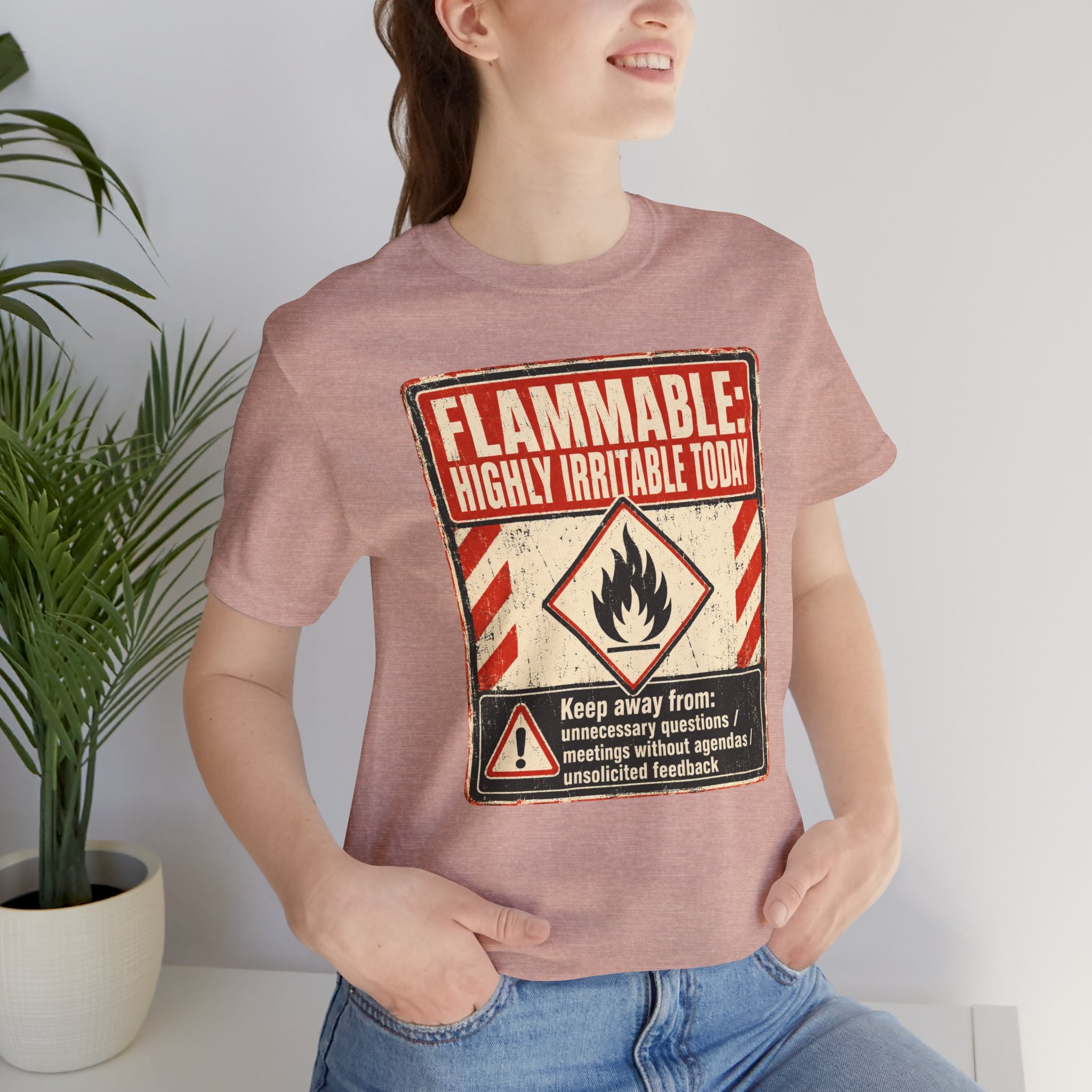 Flammable Highly Irritable Today Unisex T-Shirt