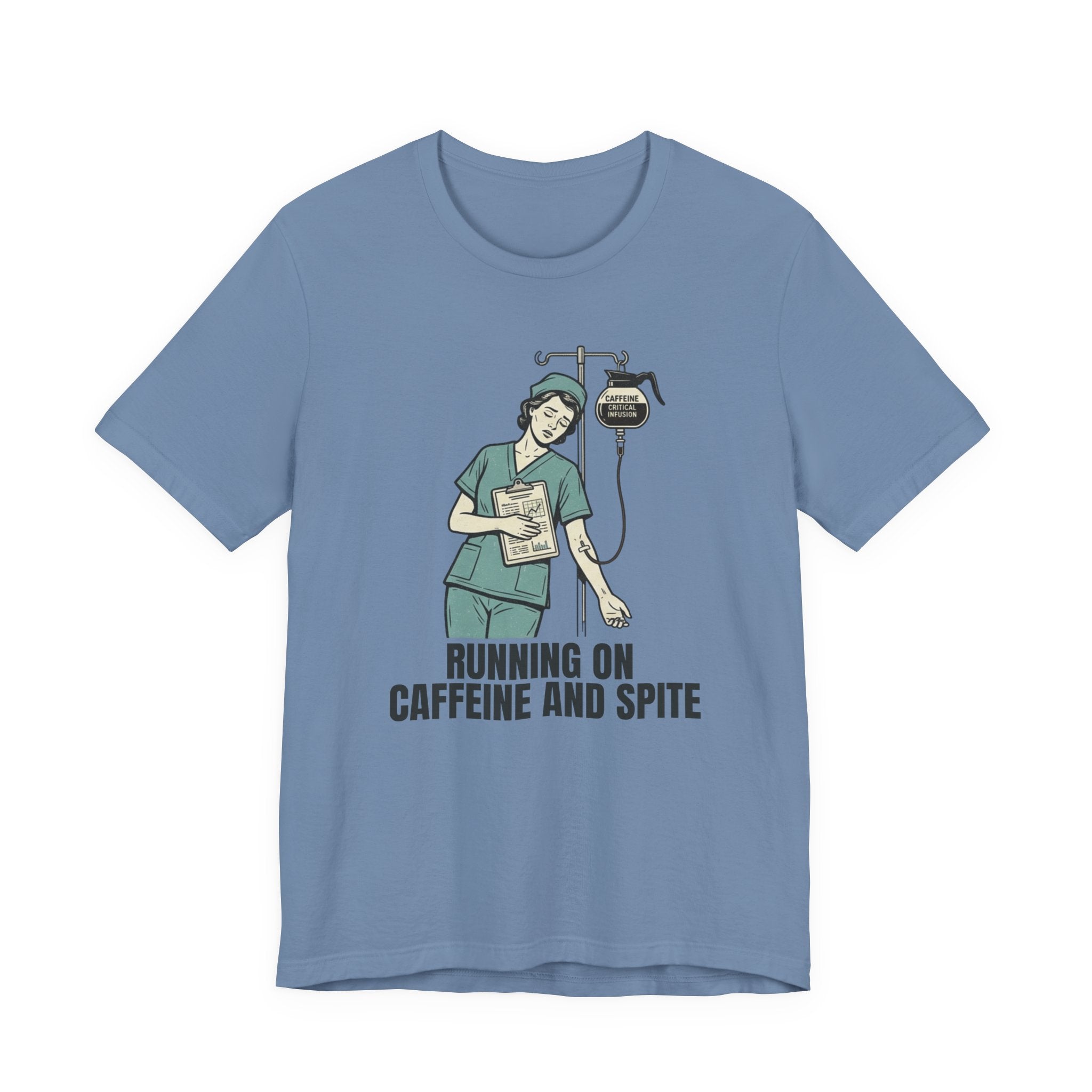 Running on Caffeine and Spite Unisex T-Shirt