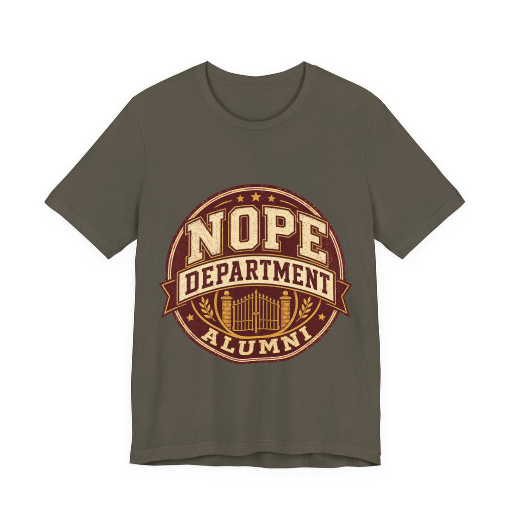 Nope Department Alumni Unisex T-Shirt