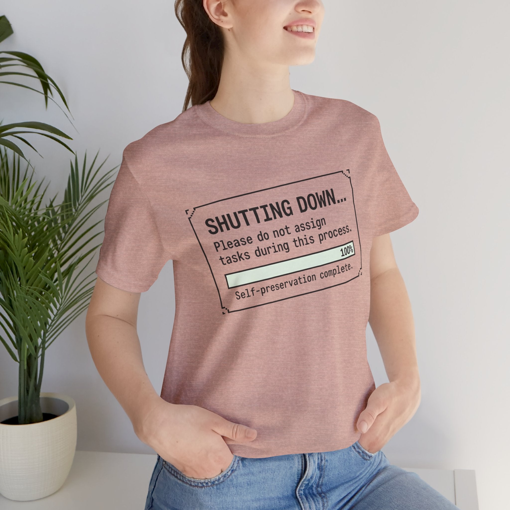 Shutting Down Please Do Not Assign Tasks Unisex T-Shirt