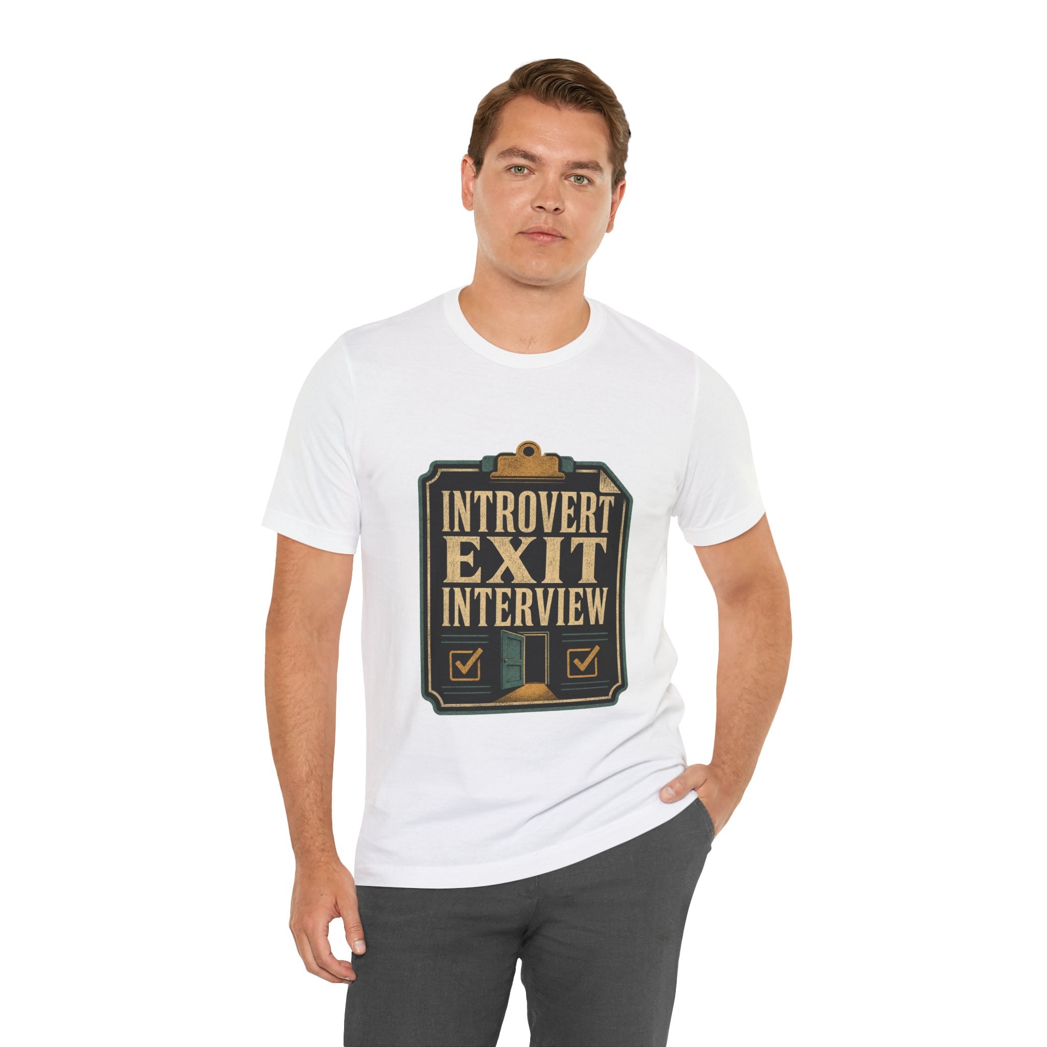 Introvert Exit Interview Unisex T-Shirt
