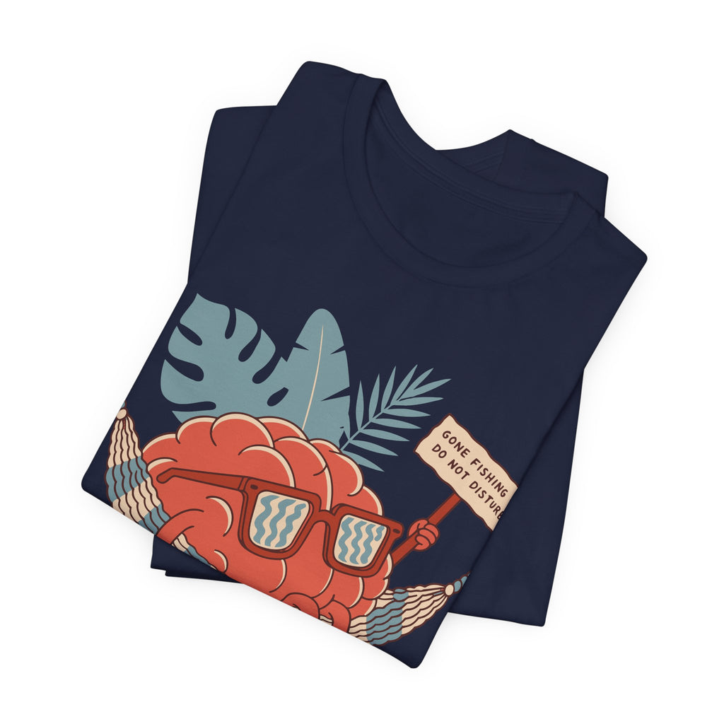 Brain Gone Fishing Unisex T-Shirt