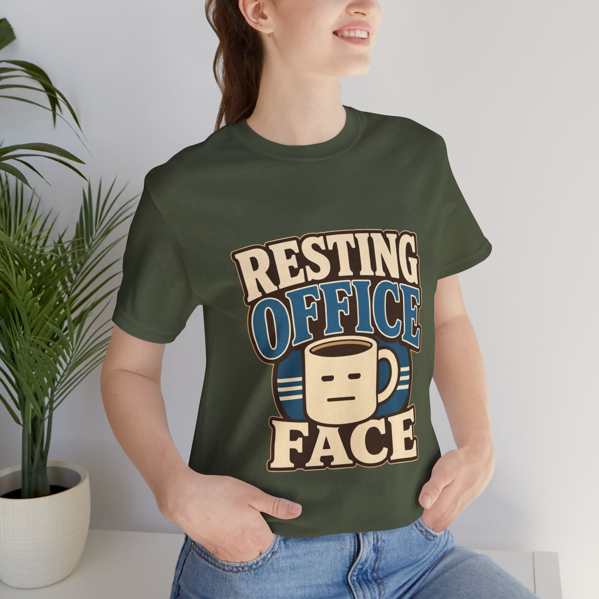 Resting Office Face Unisex T-Shirt
