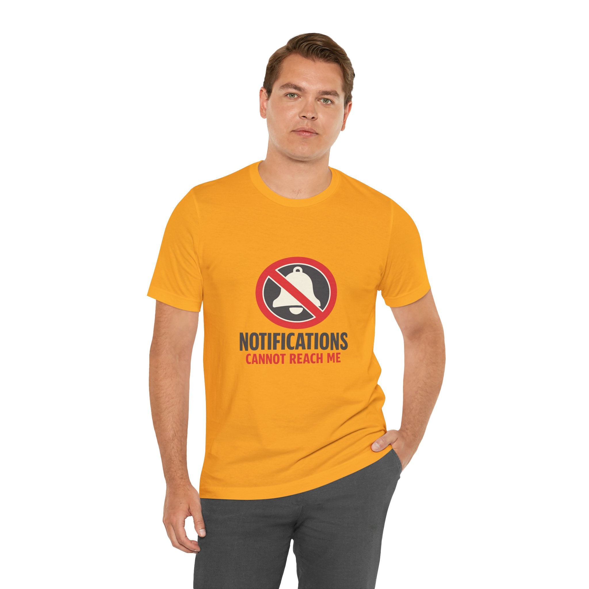 Notifications Cannot Reach Me Unisex T-Shirt