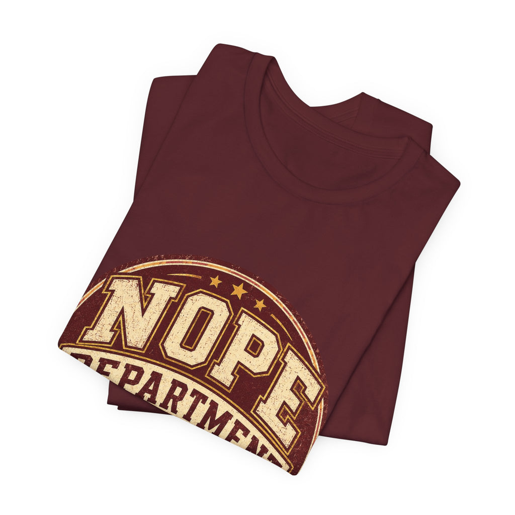 Nope Department Alumni Unisex T-Shirt