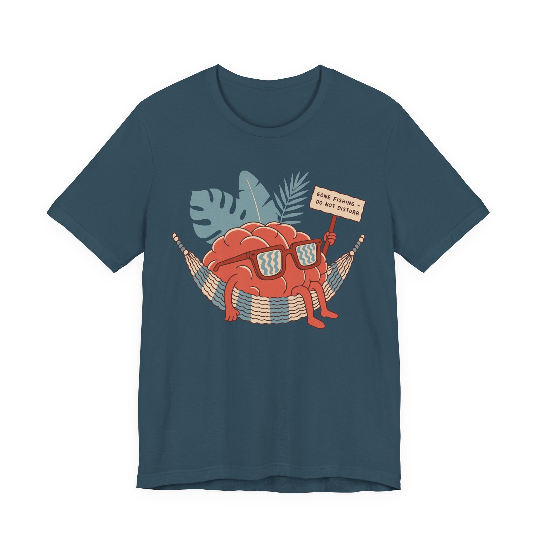 Brain Gone Fishing Unisex T-Shirt
