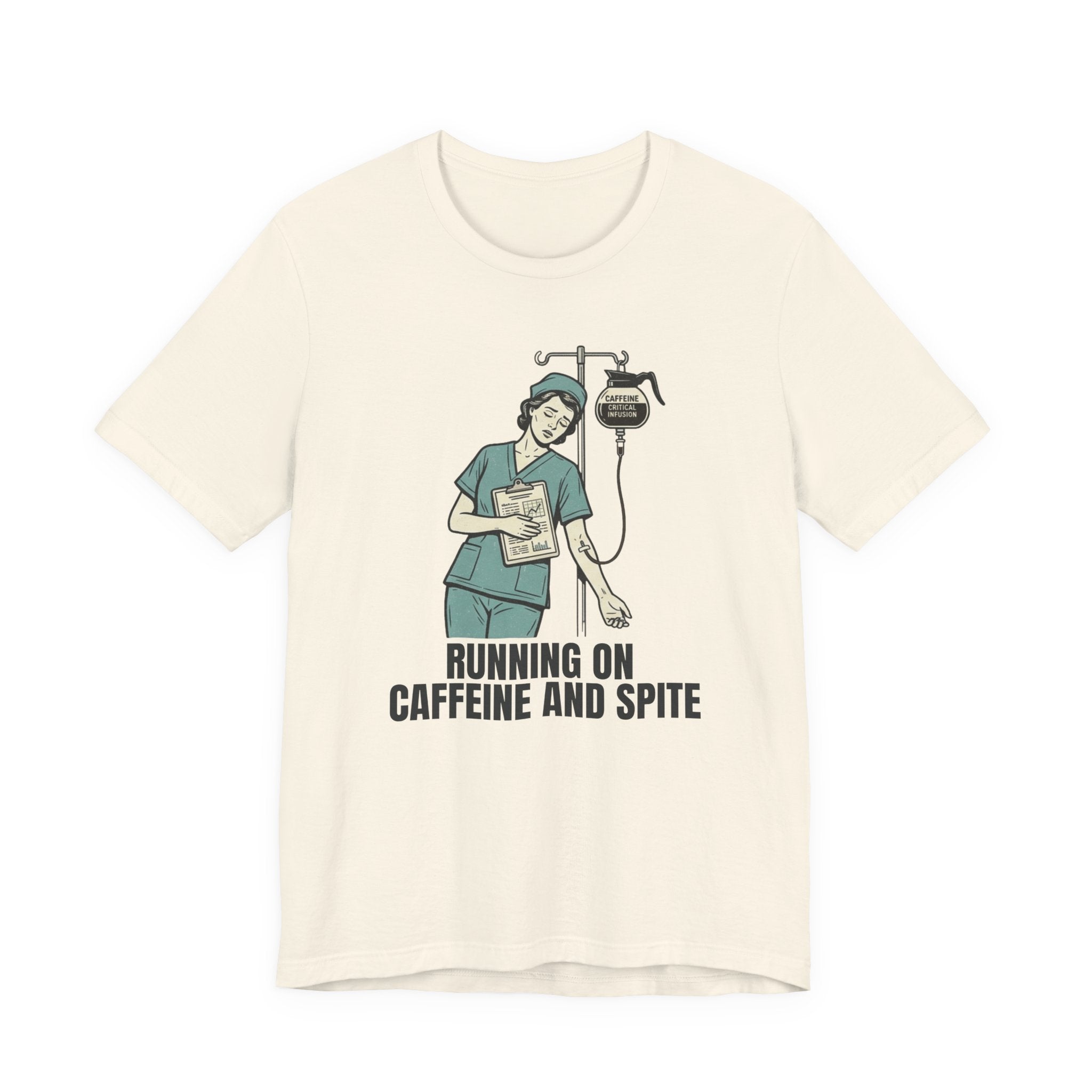Running on Caffeine and Spite Unisex T-Shirt