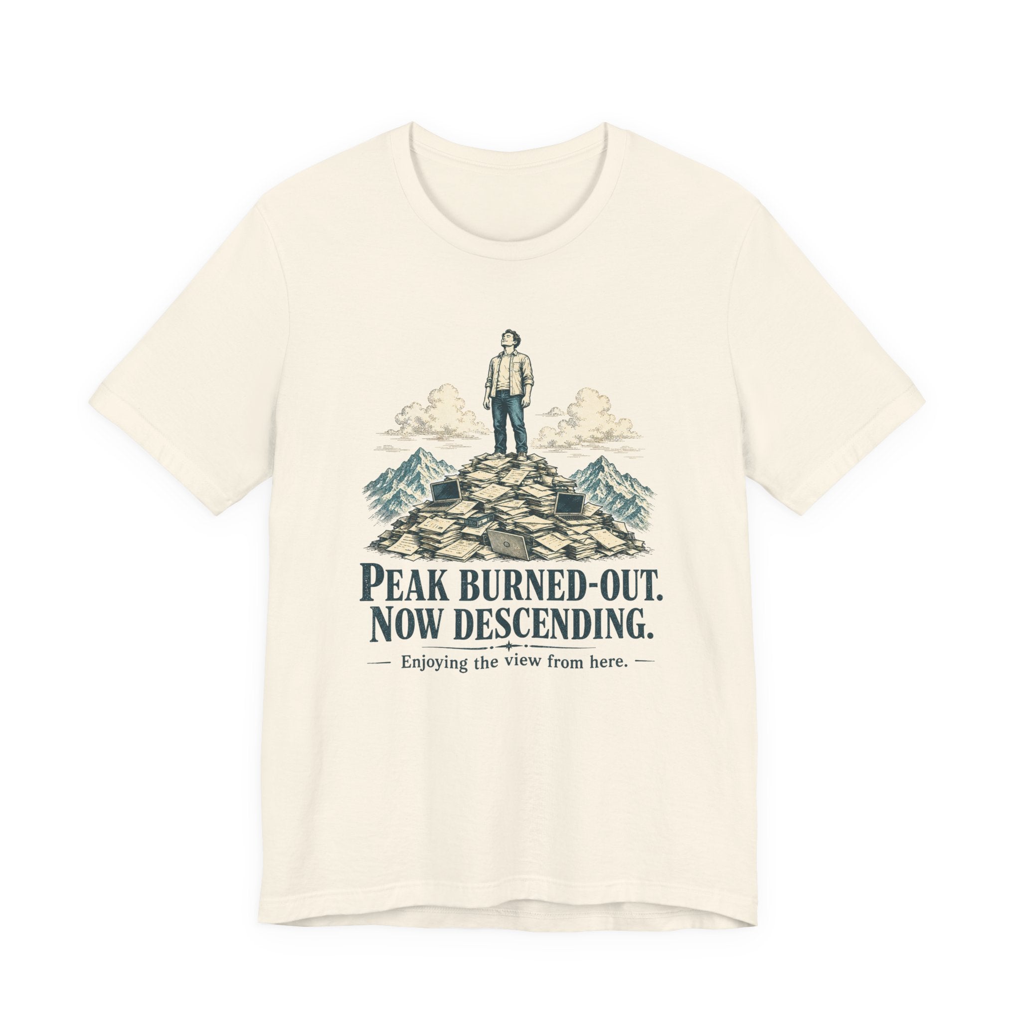 Peak Burned Out Now Descending Unisex T-Shirt