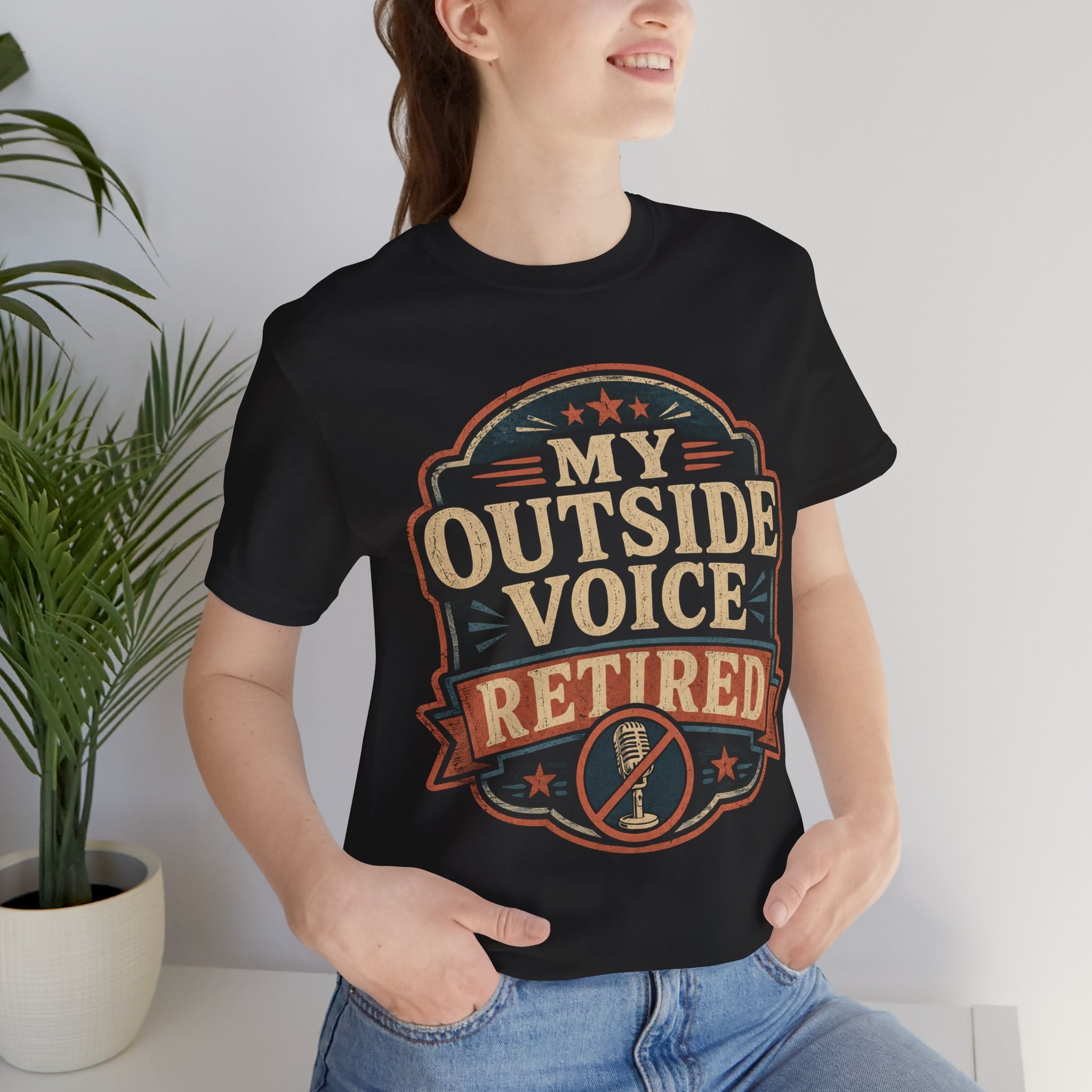 My Outside Voice Retired Unisex T-Shirt