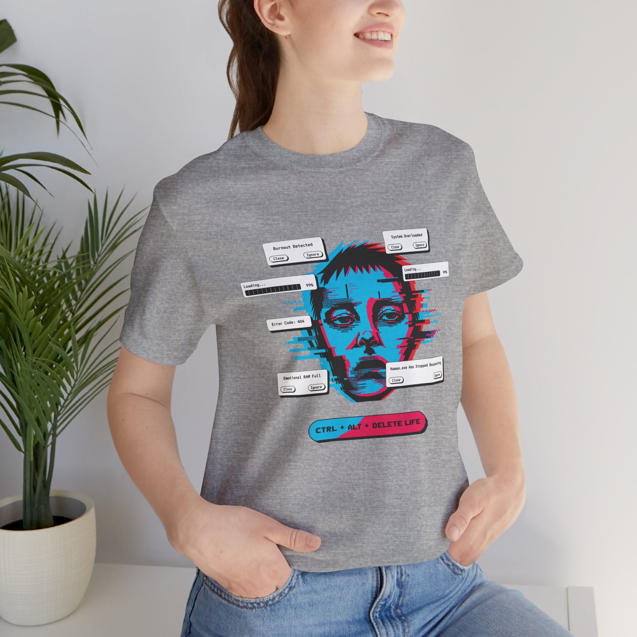 Human.exe Has Stopped Responding Unisex T-Shirt