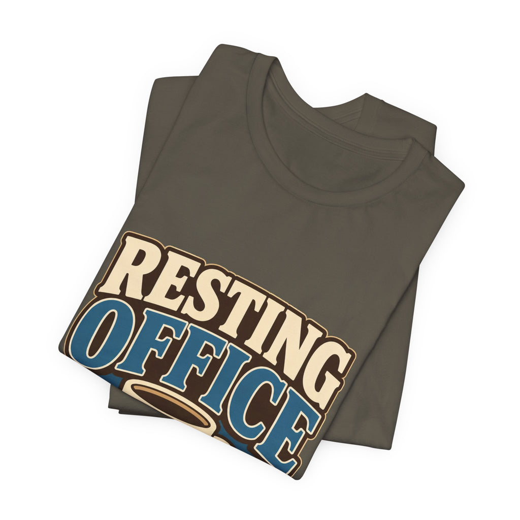 Resting Office Face Unisex T-Shirt