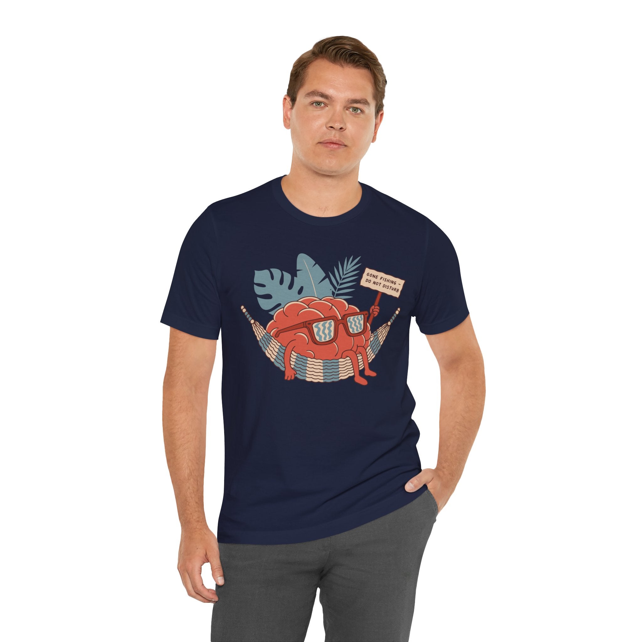 Brain Gone Fishing Unisex T-Shirt