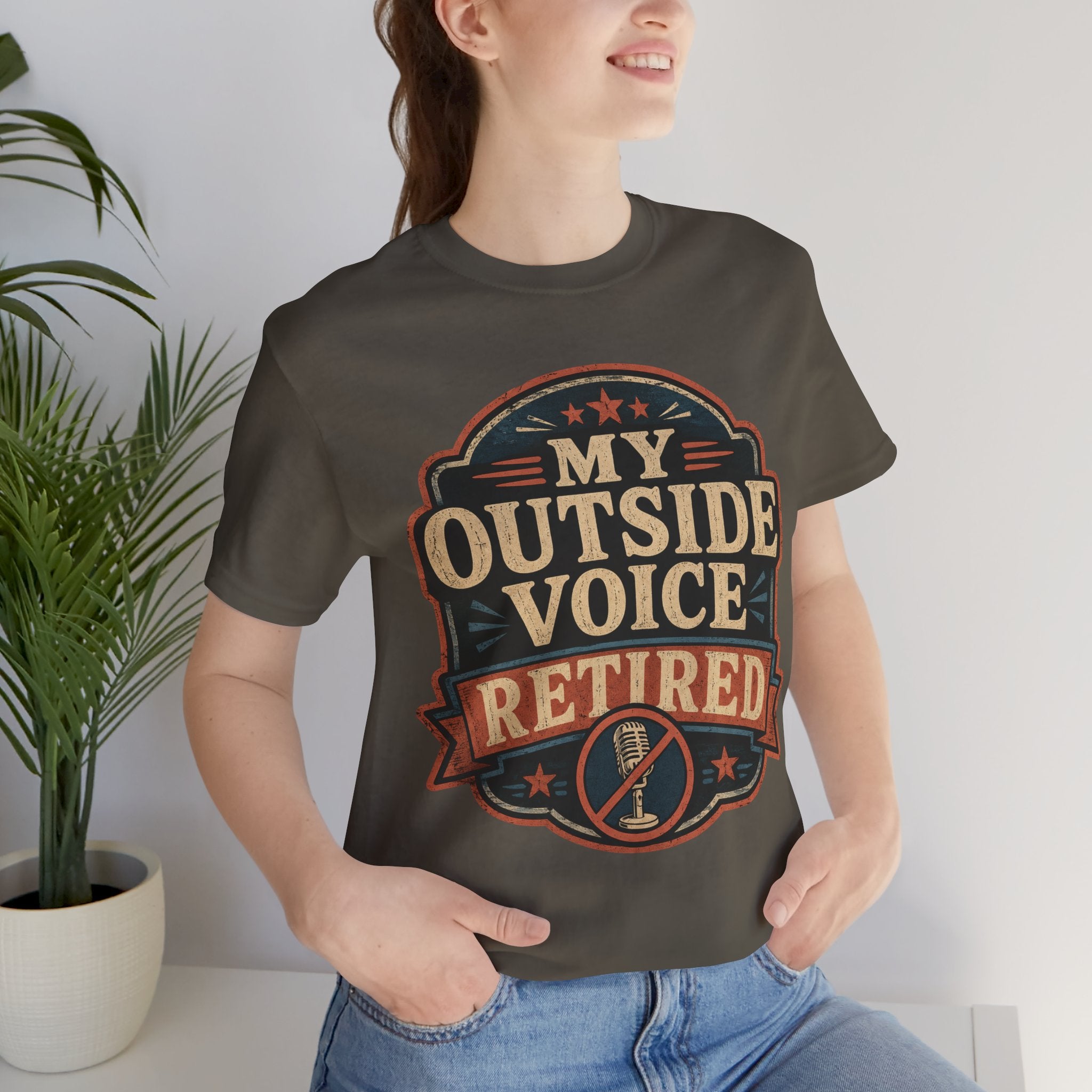 My Outside Voice Retired Unisex T-Shirt