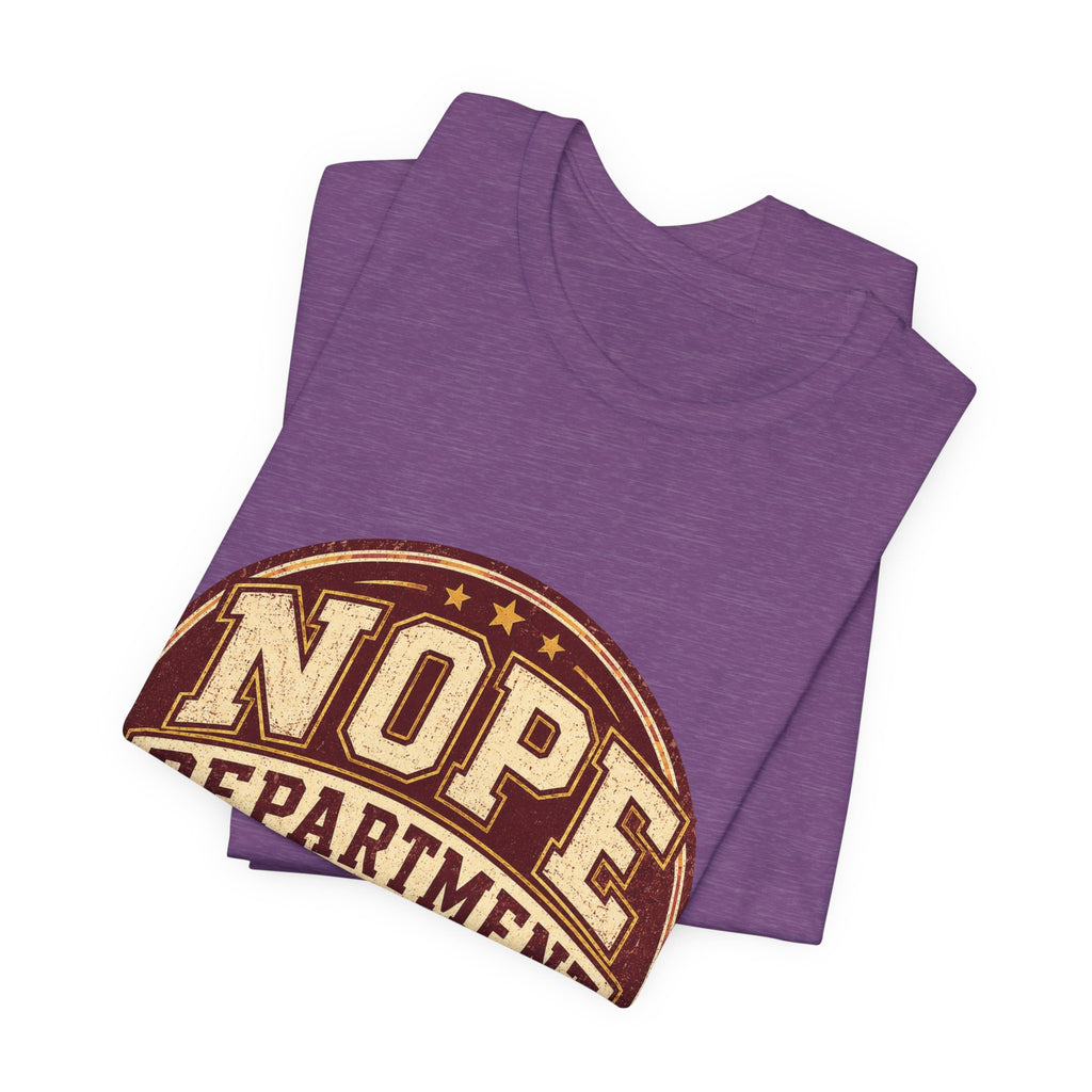 Nope Department Alumni Unisex T-Shirt