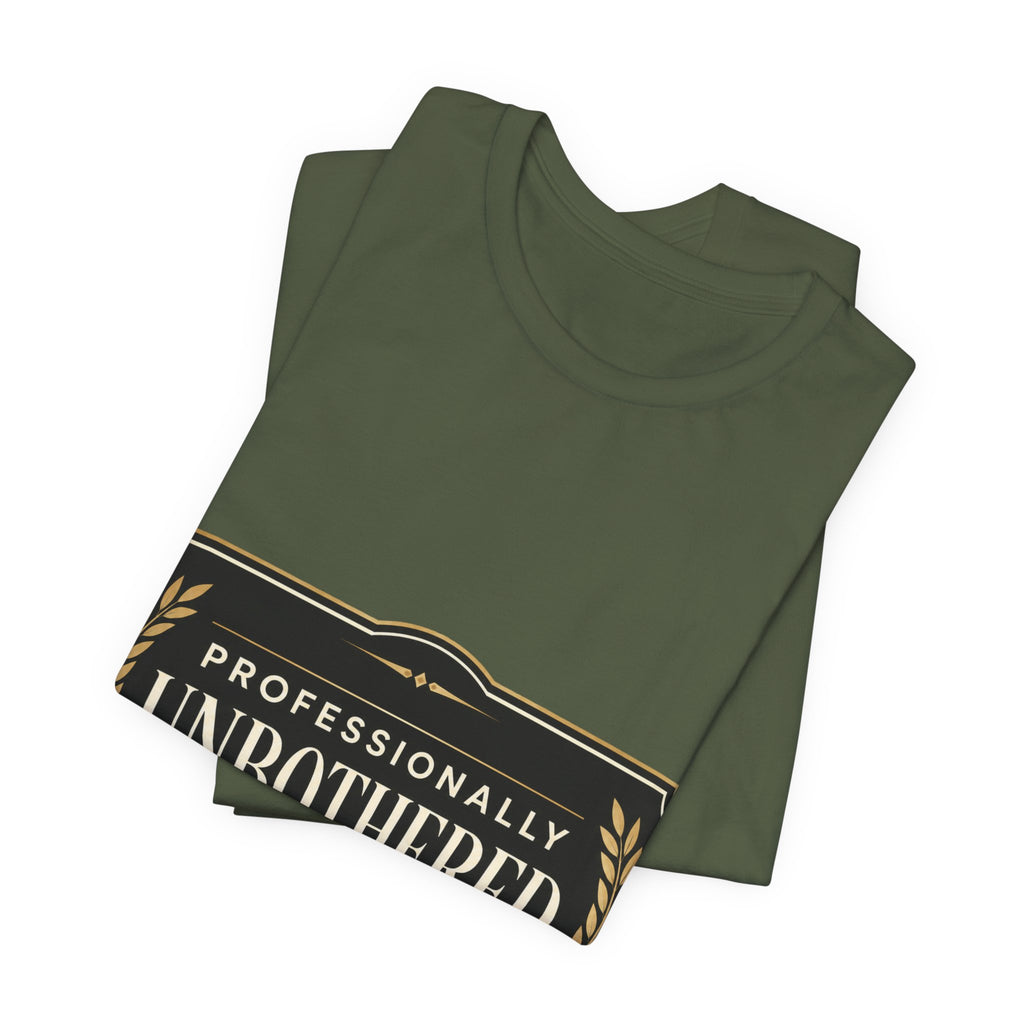 Professionally Unbothered Unisex T-Shirt