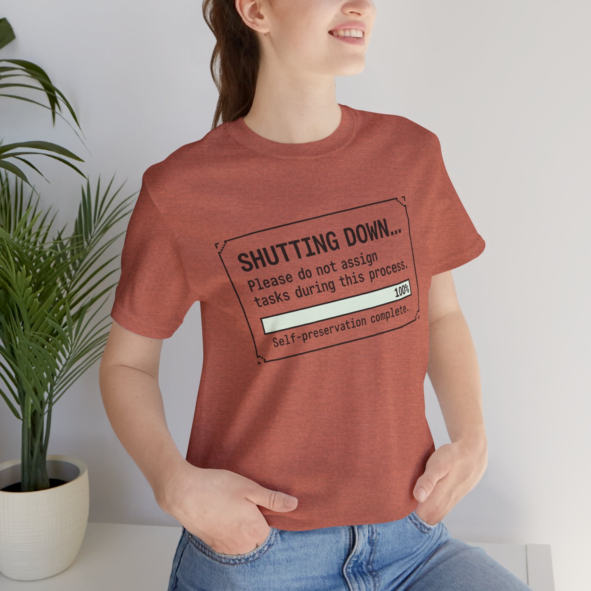 Shutting Down Please Do Not Assign Tasks Unisex T-Shirt