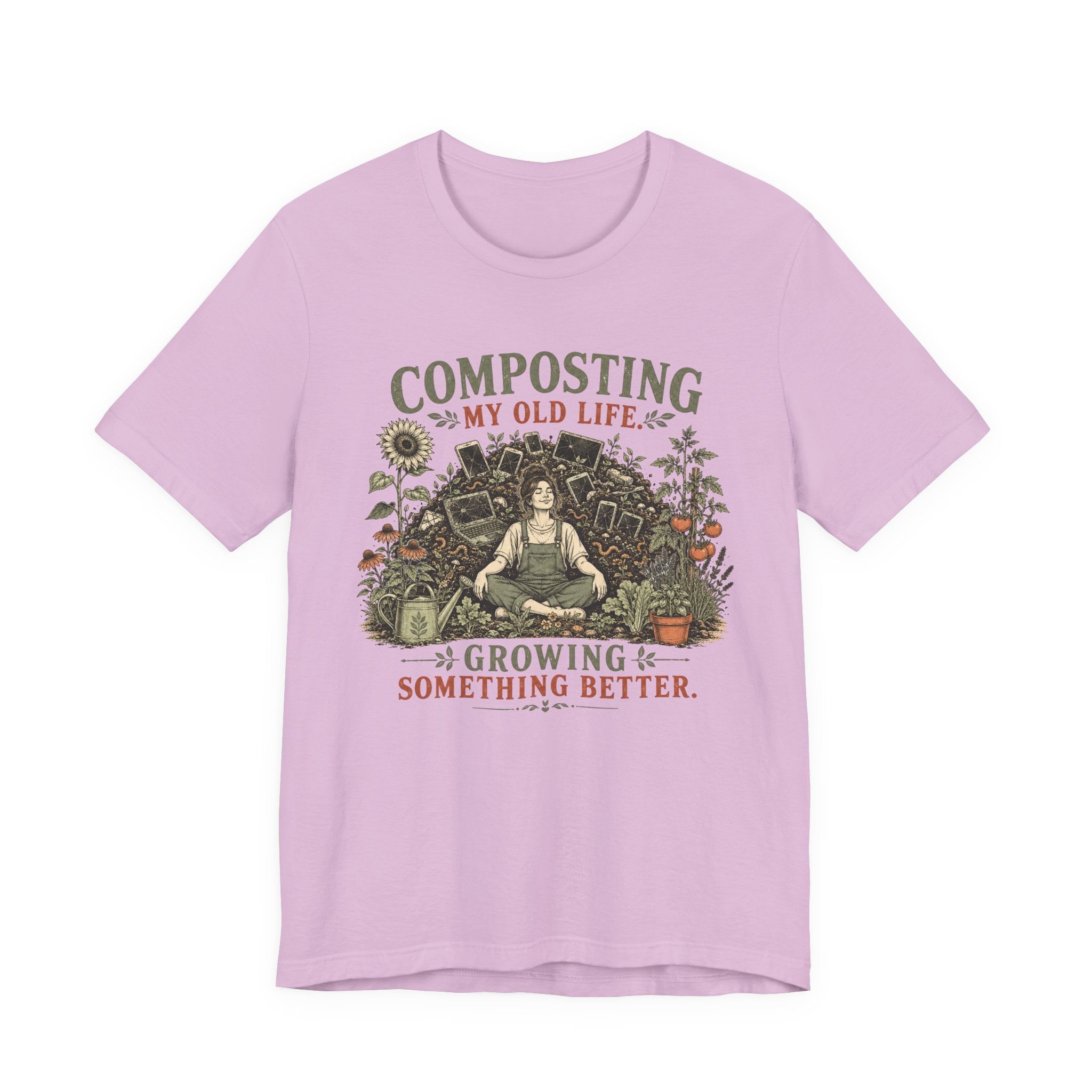 Composting My Old Life Growing Something Better Unisex T-Shirt