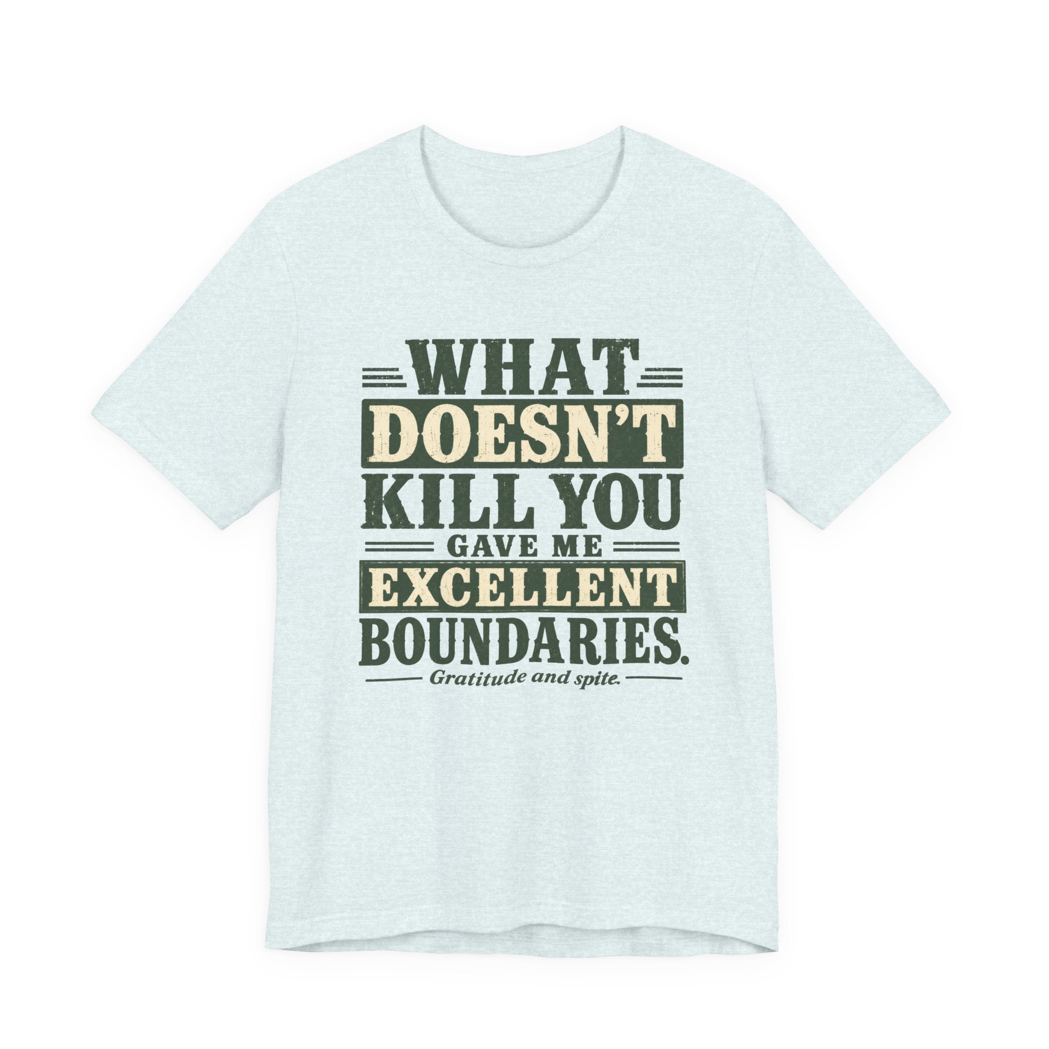 What Doesn't Kill You Gave Me Excellent Boundaries Unisex T-Shirt