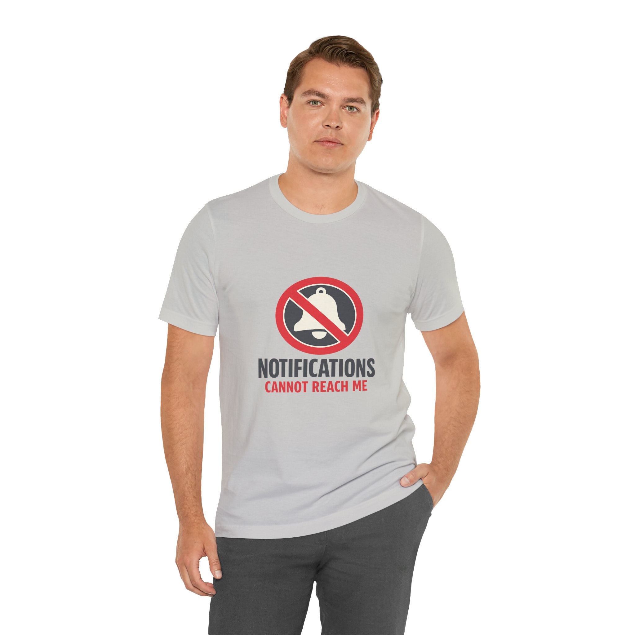 Notifications Cannot Reach Me Unisex T-Shirt