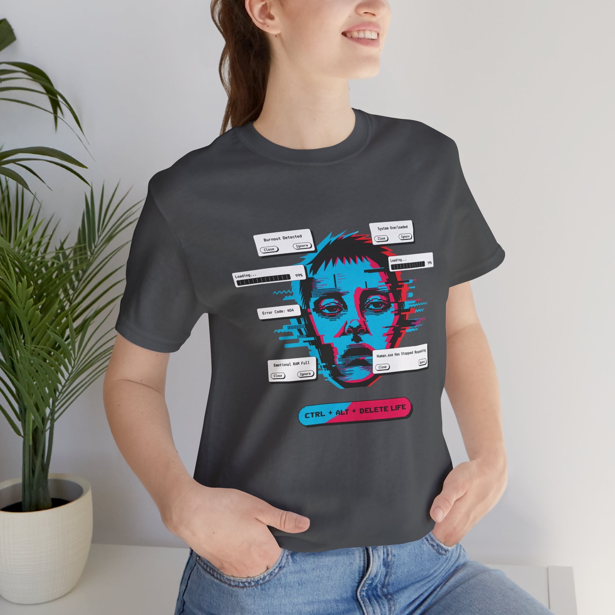 Human.exe Has Stopped Responding Unisex T-Shirt
