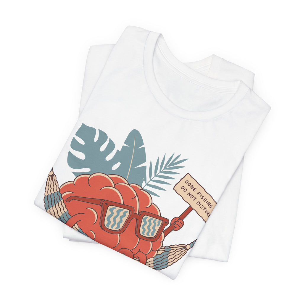 Brain Gone Fishing Unisex T-Shirt