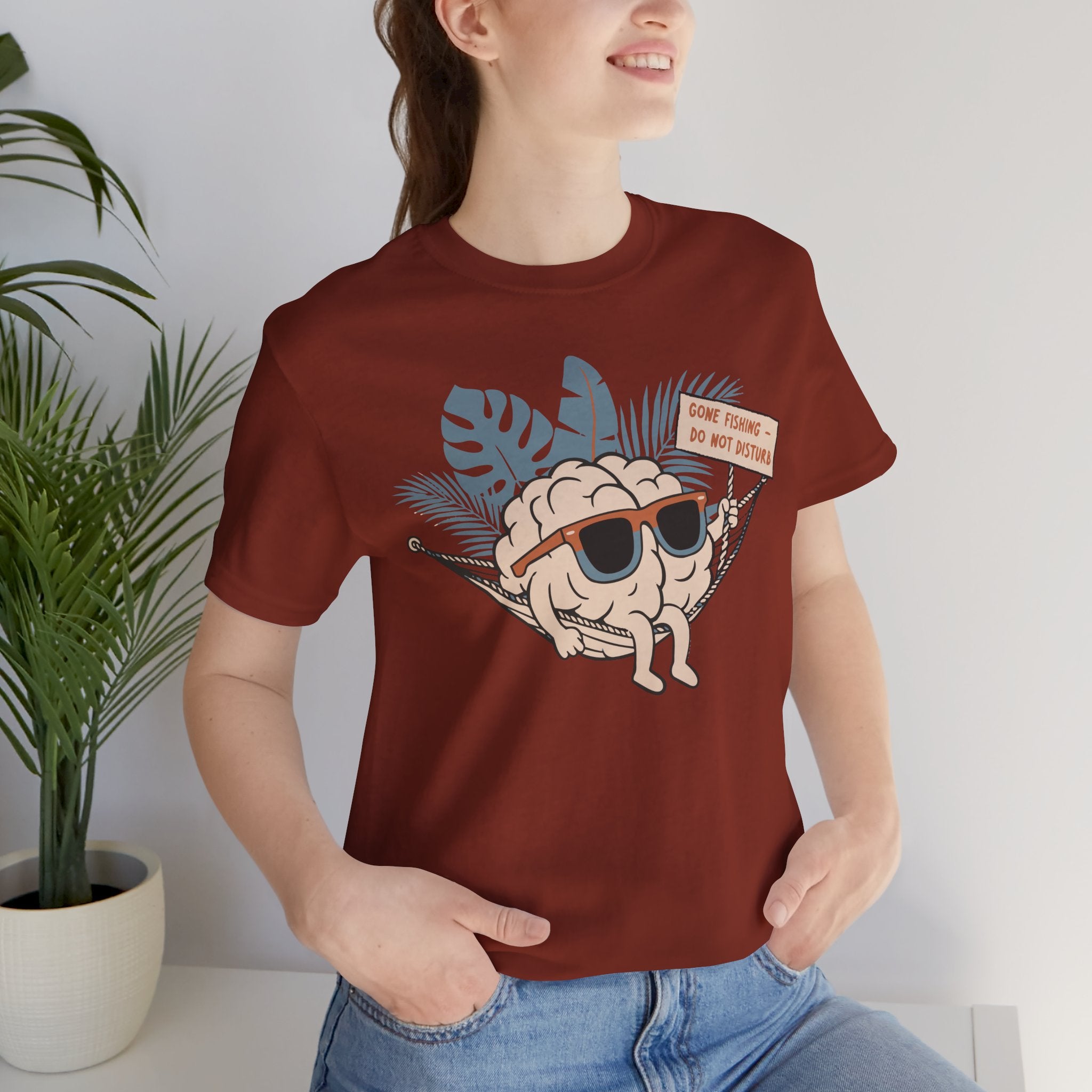 Title Brain Out of Office Unisex T-Shirt