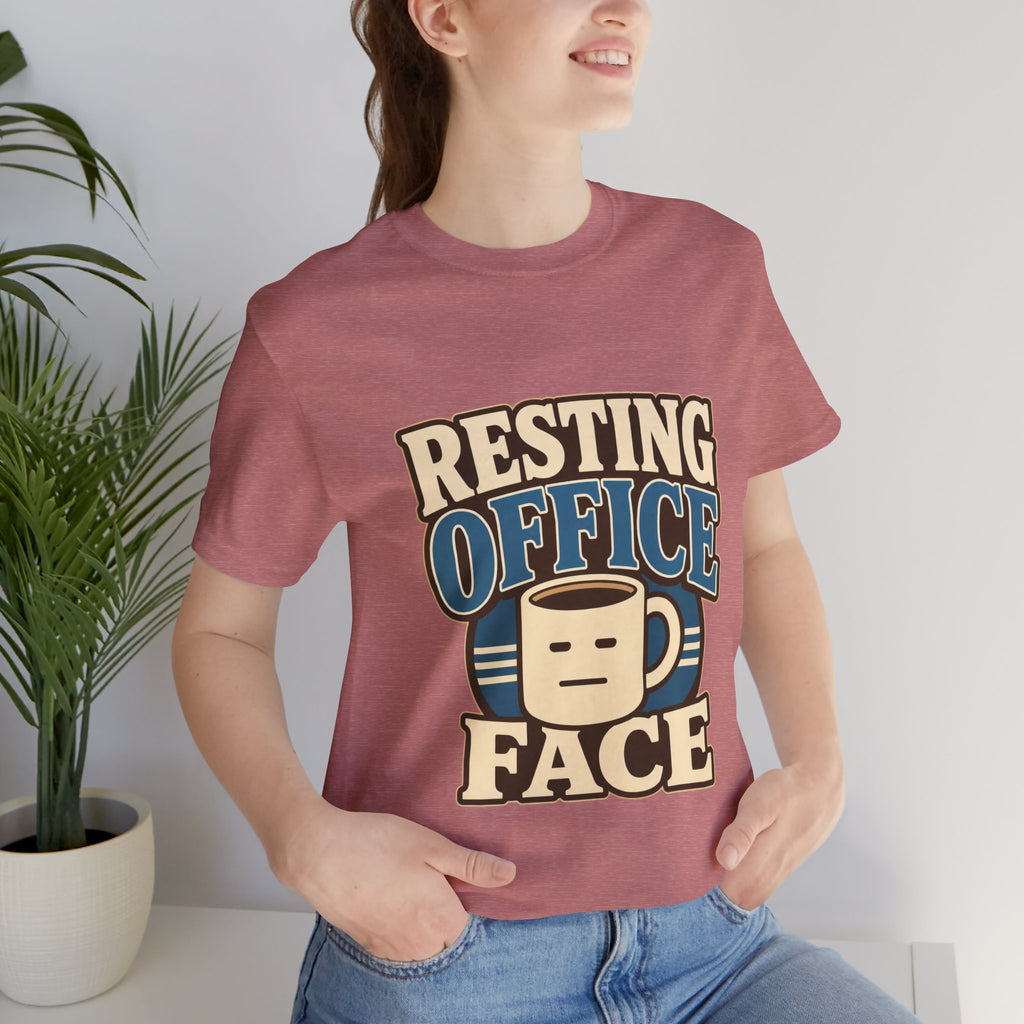 Resting Office Face Unisex T-Shirt
