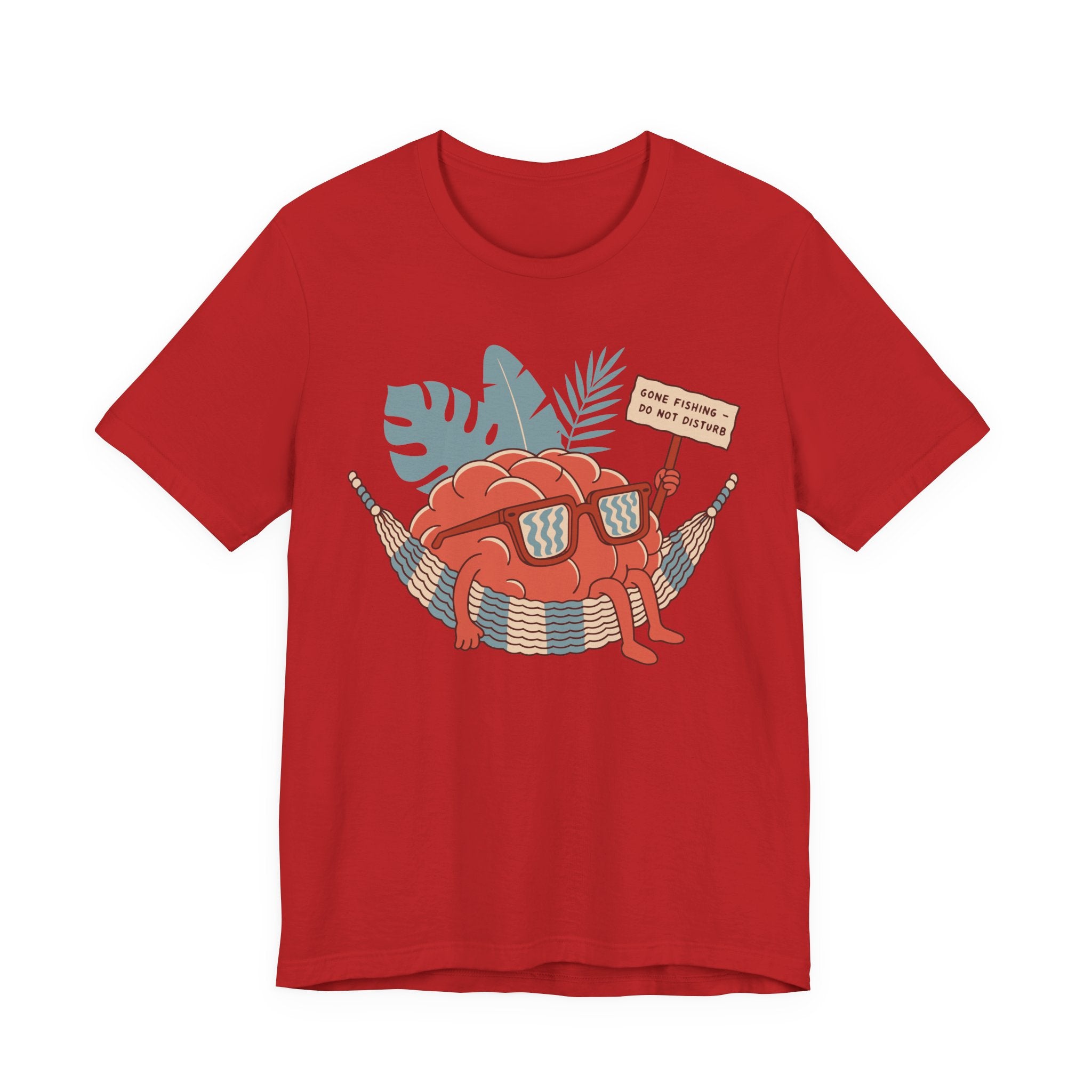 Brain Gone Fishing Unisex T-Shirt