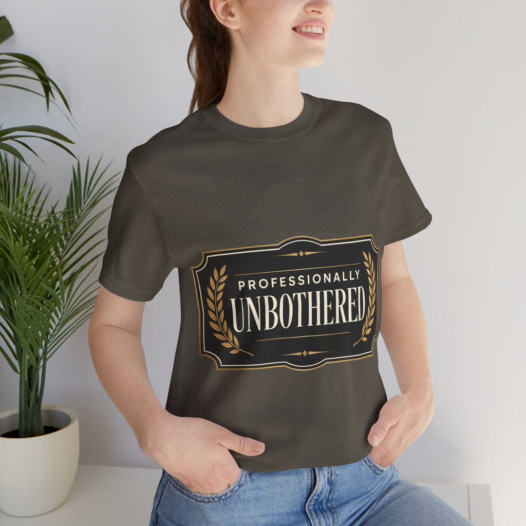 Professionally Unbothered Unisex T-Shirt