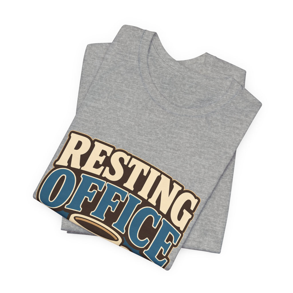 Resting Office Face Unisex T-Shirt