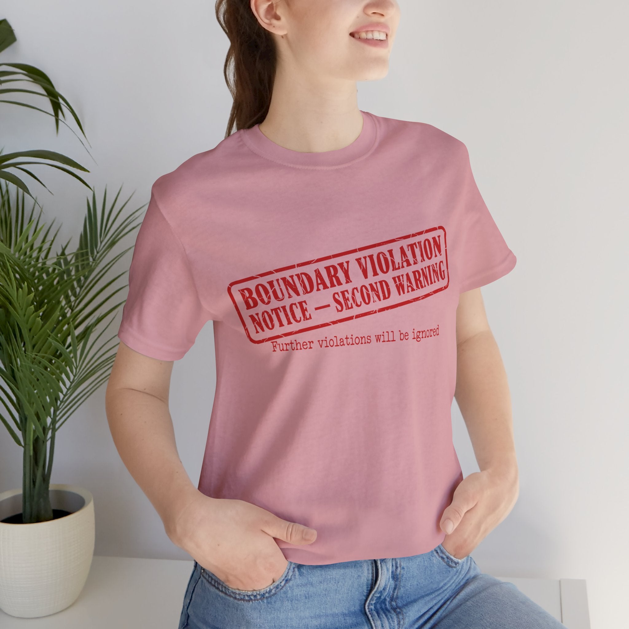 Boundary Violation Notice Unisex T-Shirt