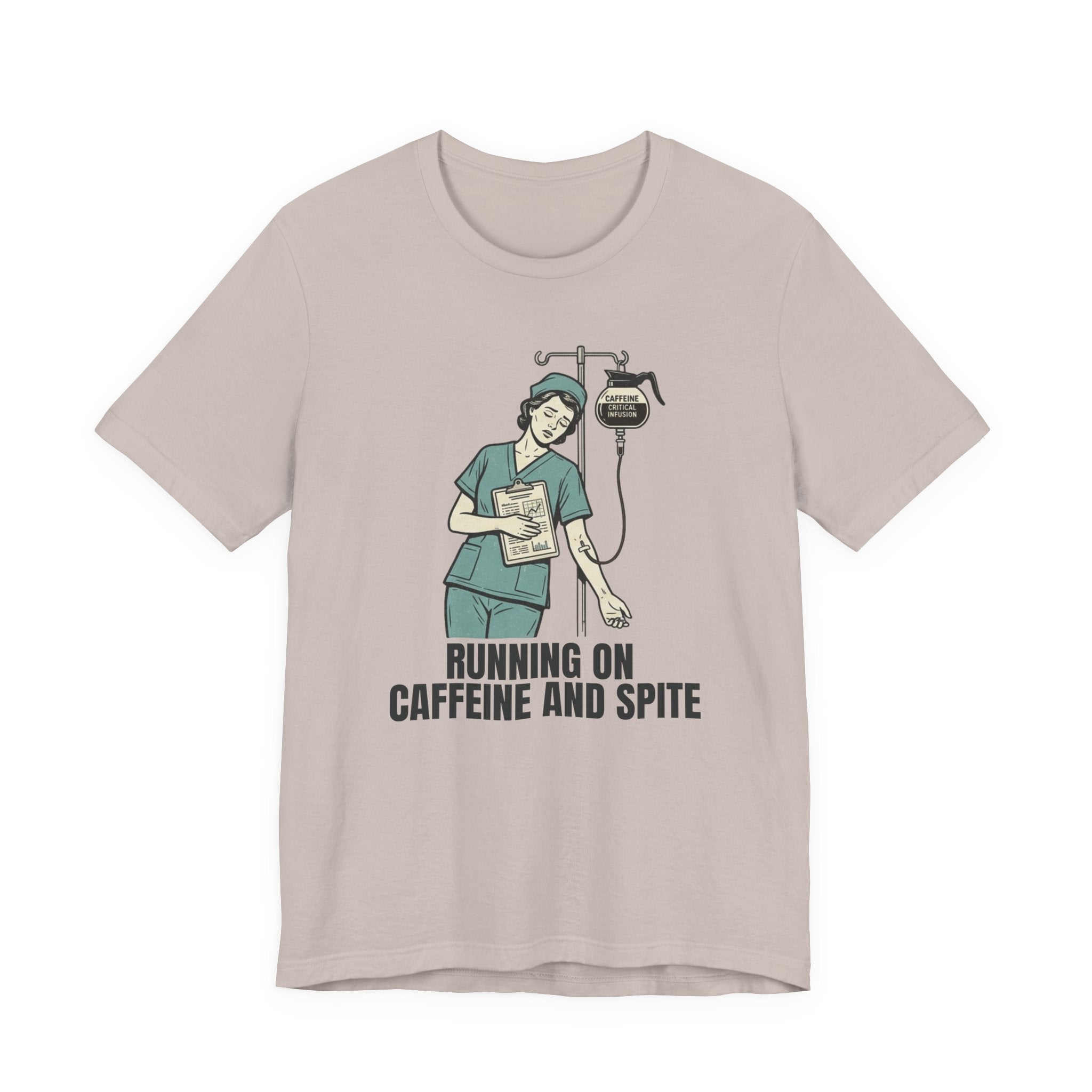 Running on Caffeine and Spite Unisex T-Shirt