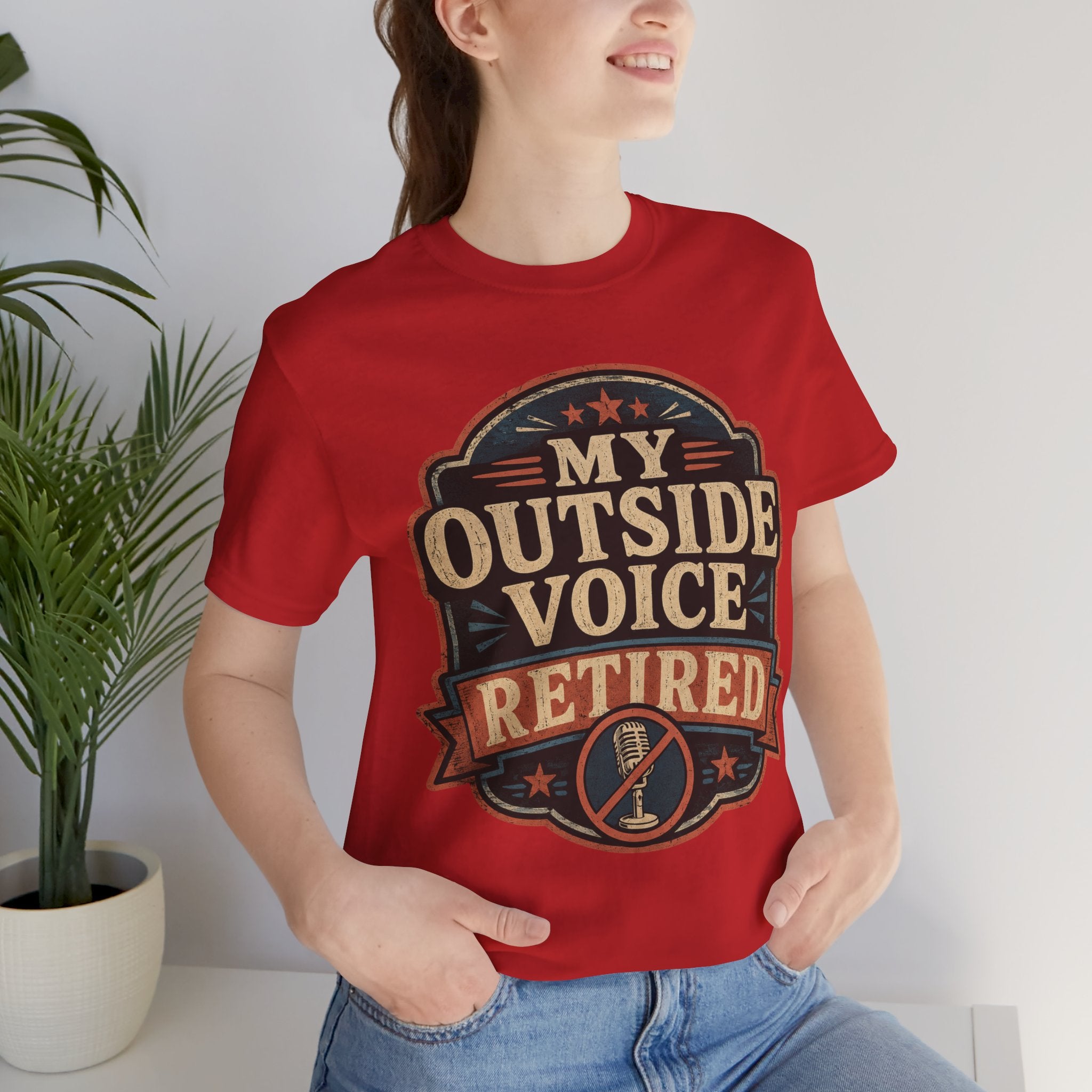My Outside Voice Retired Unisex T-Shirt