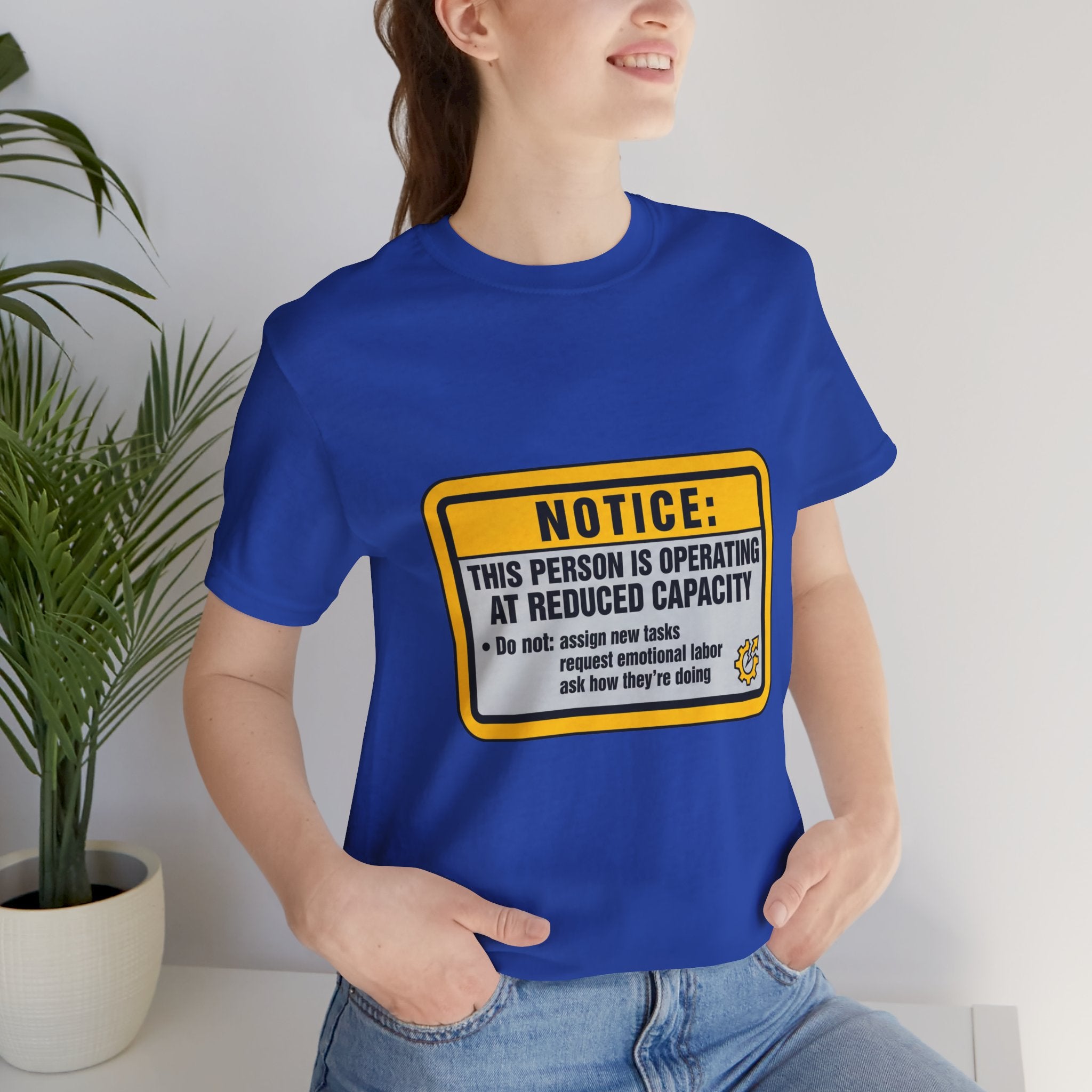 Operating At Reduced Capacity Unisex T-Shirt