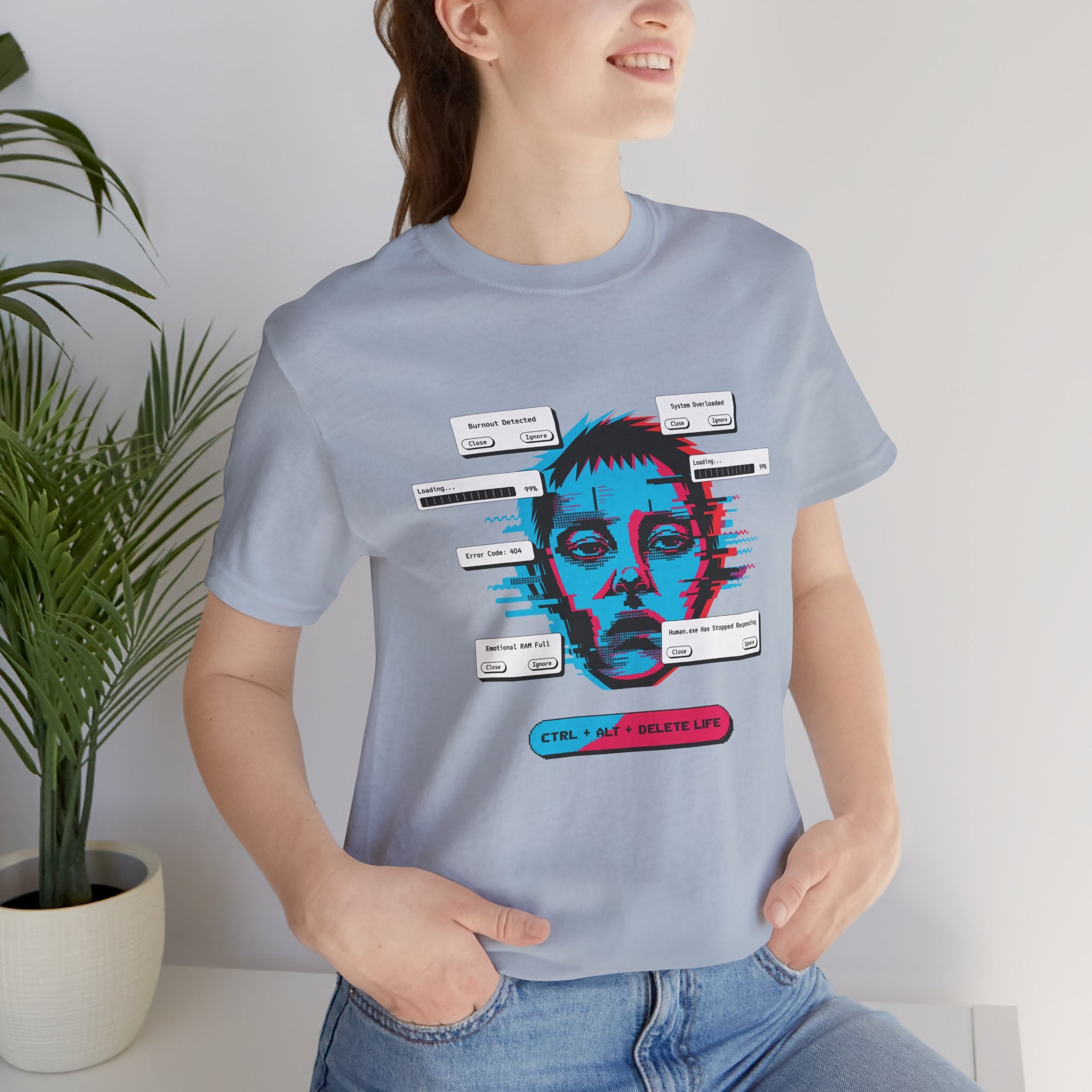 Human.exe Has Stopped Responding Unisex T-Shirt