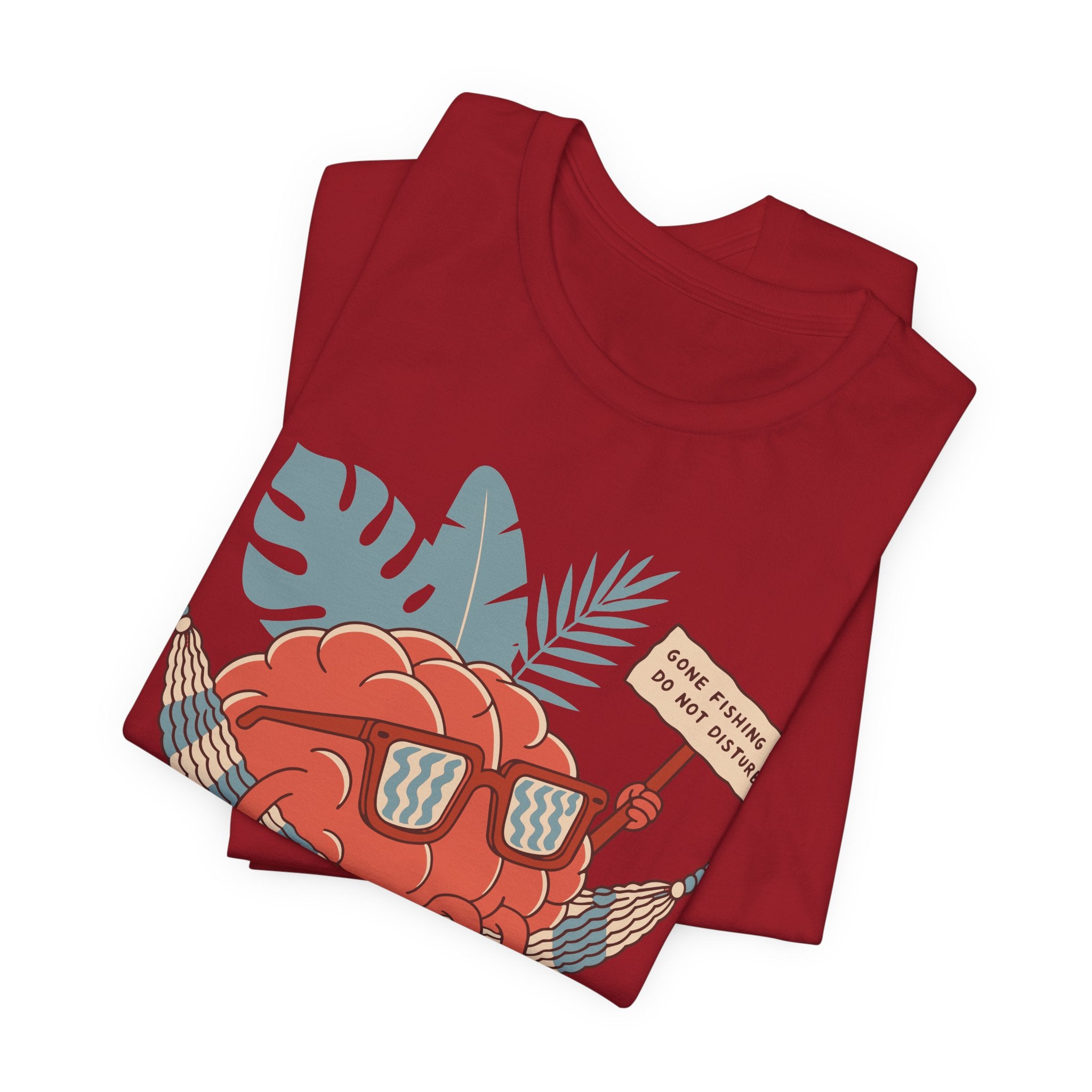 Brain Gone Fishing Unisex T-Shirt