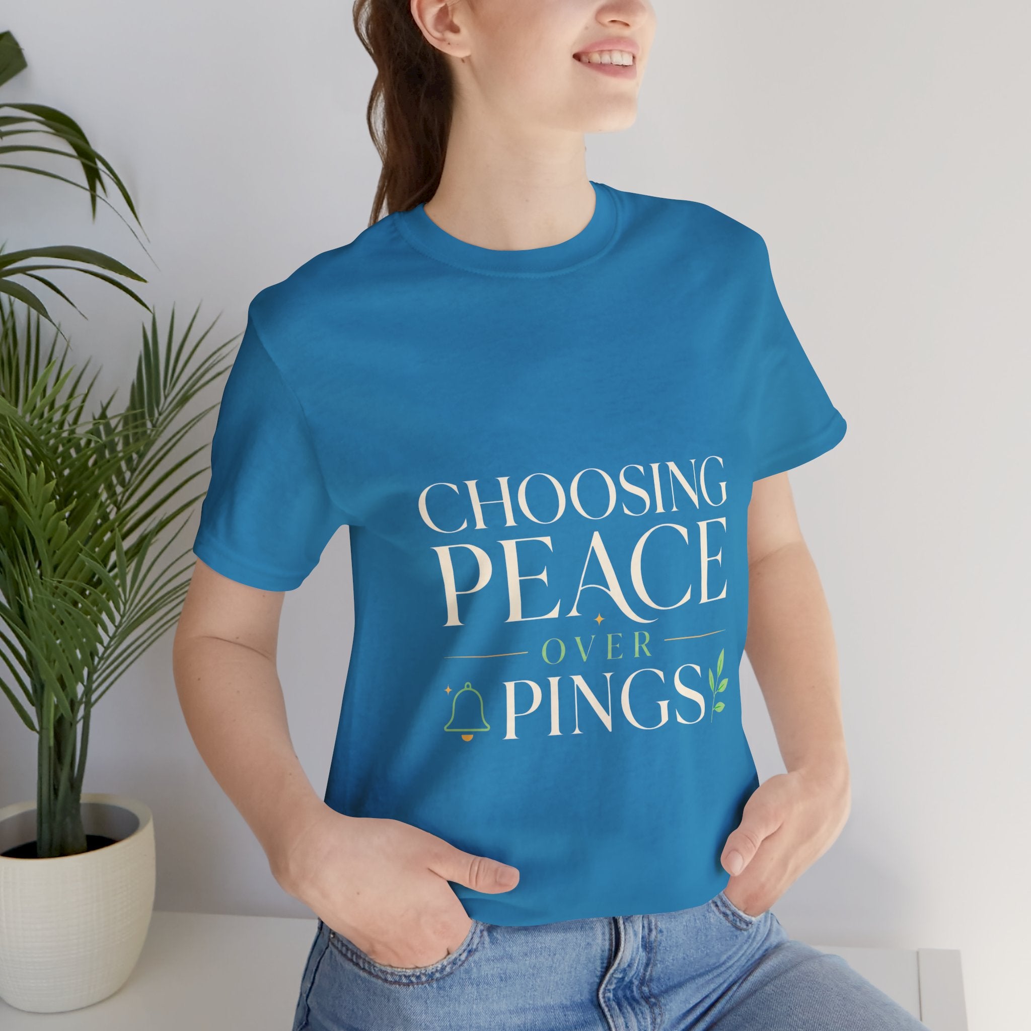 Choosing Peace Over Pings Unisex T-Shirt