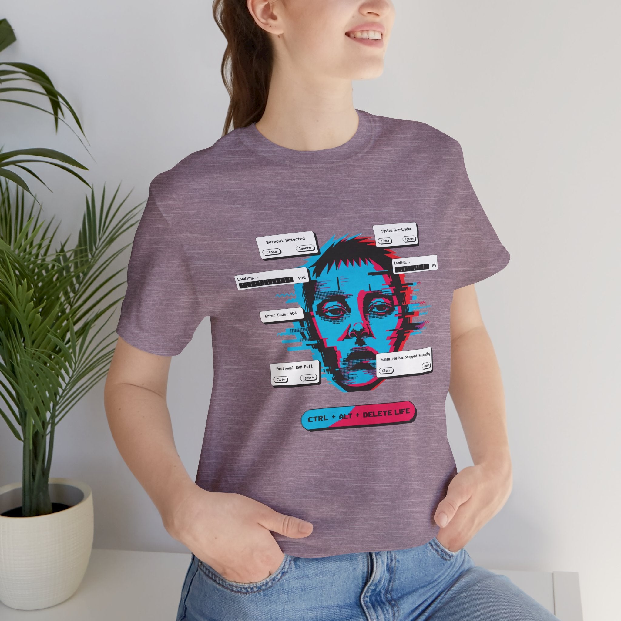 Human.exe Has Stopped Responding Unisex T-Shirt