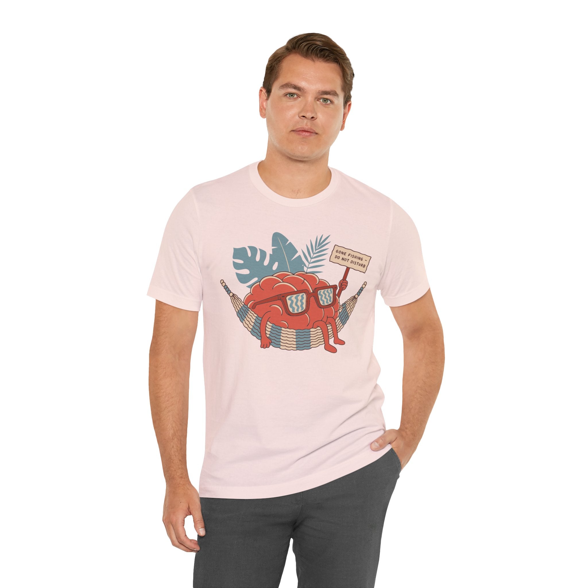 Brain Gone Fishing Unisex T-Shirt