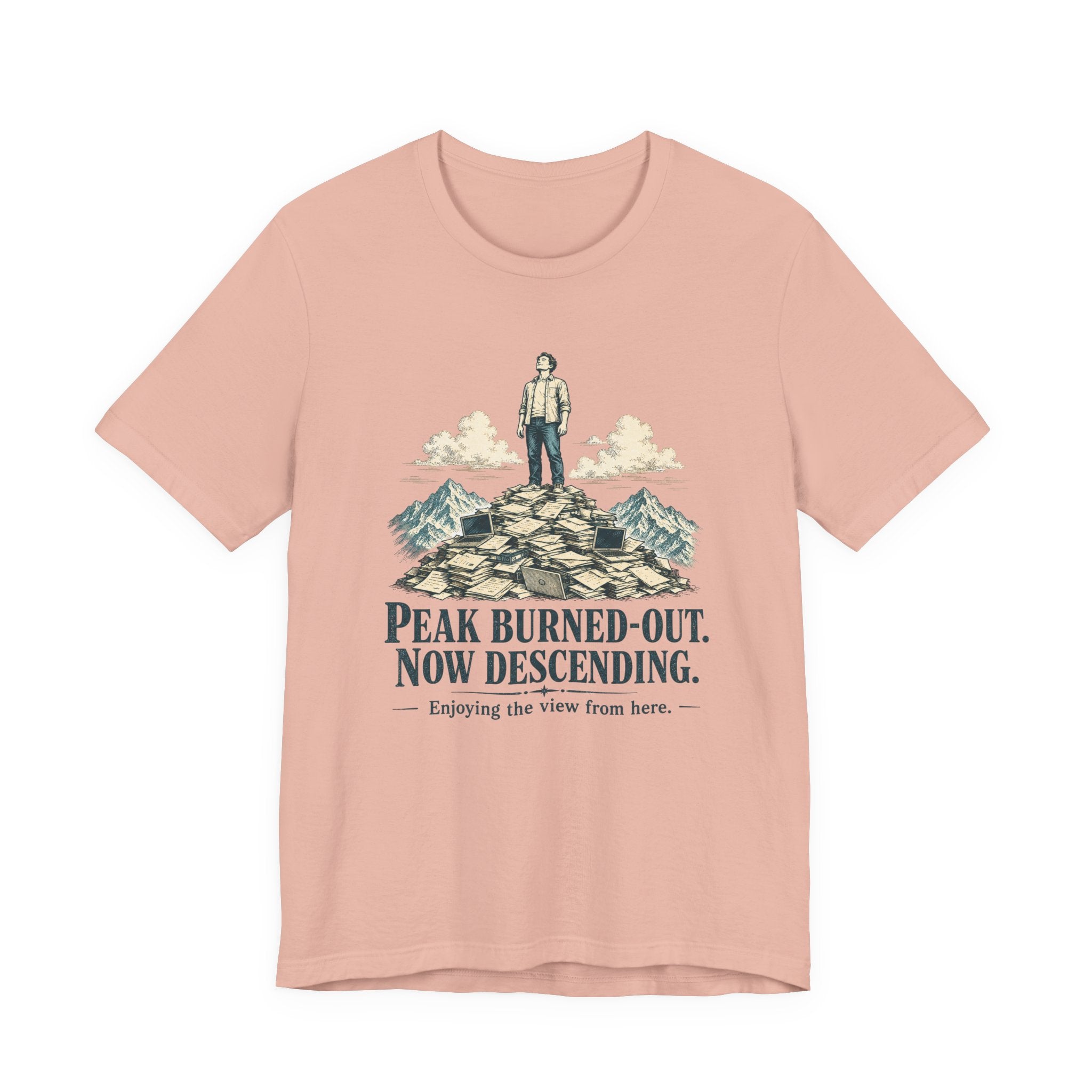 Peak Burned Out Now Descending Unisex T-Shirt
