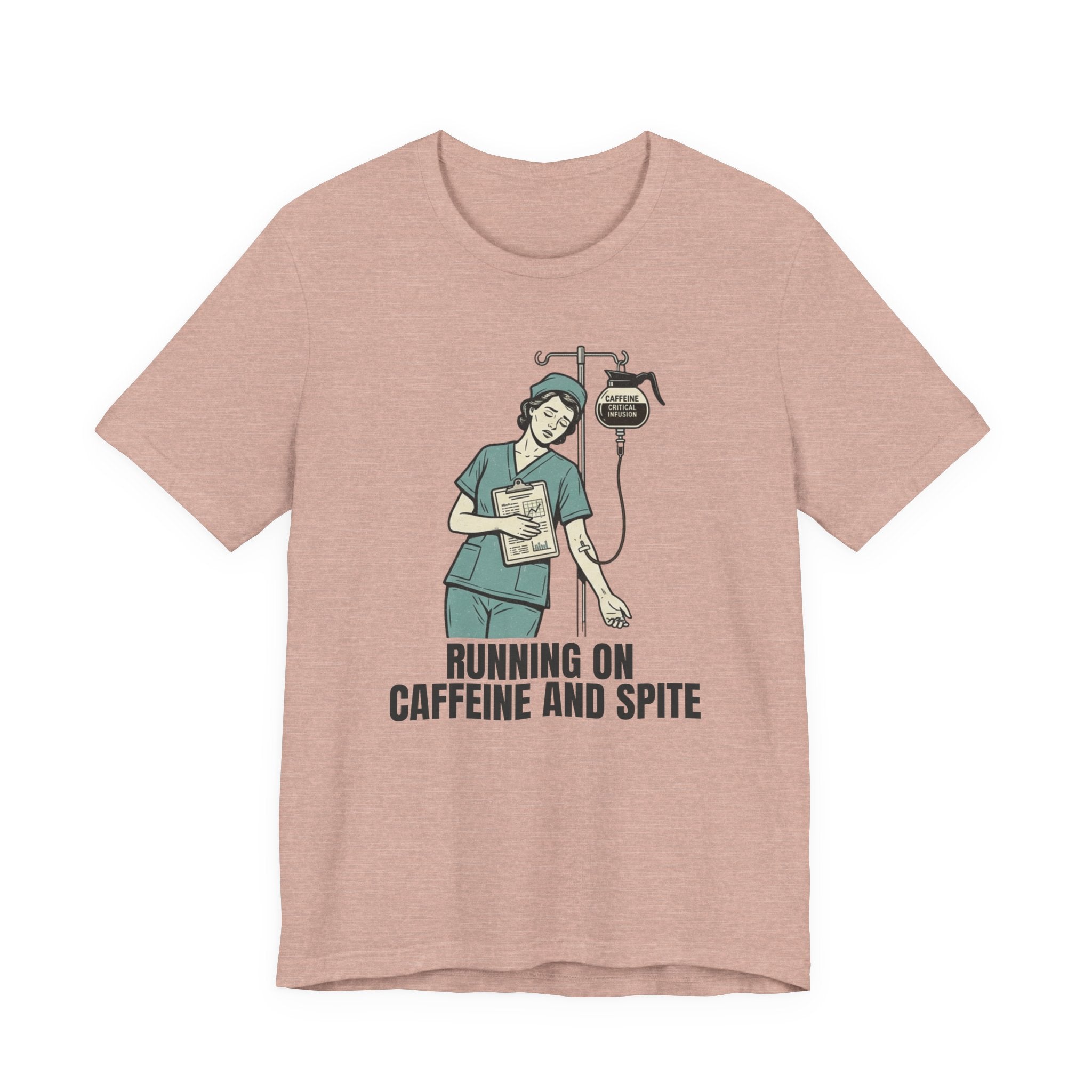 Running on Caffeine and Spite Unisex T-Shirt