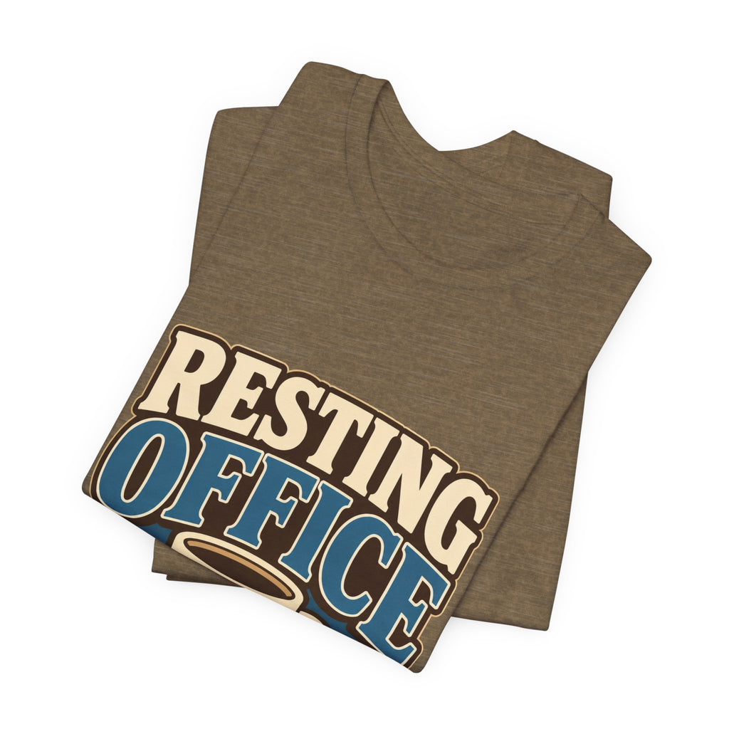 Resting Office Face Unisex T-Shirt