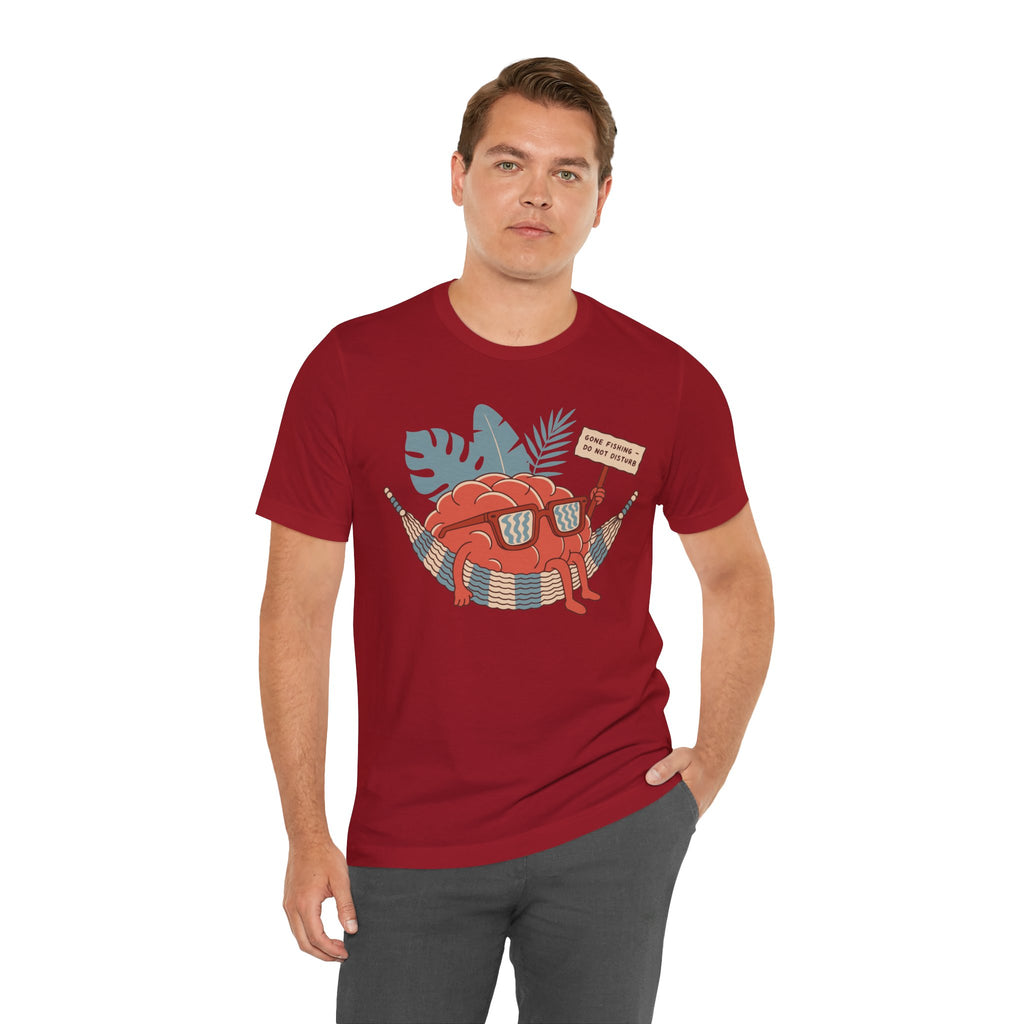 Brain Gone Fishing Unisex T-Shirt