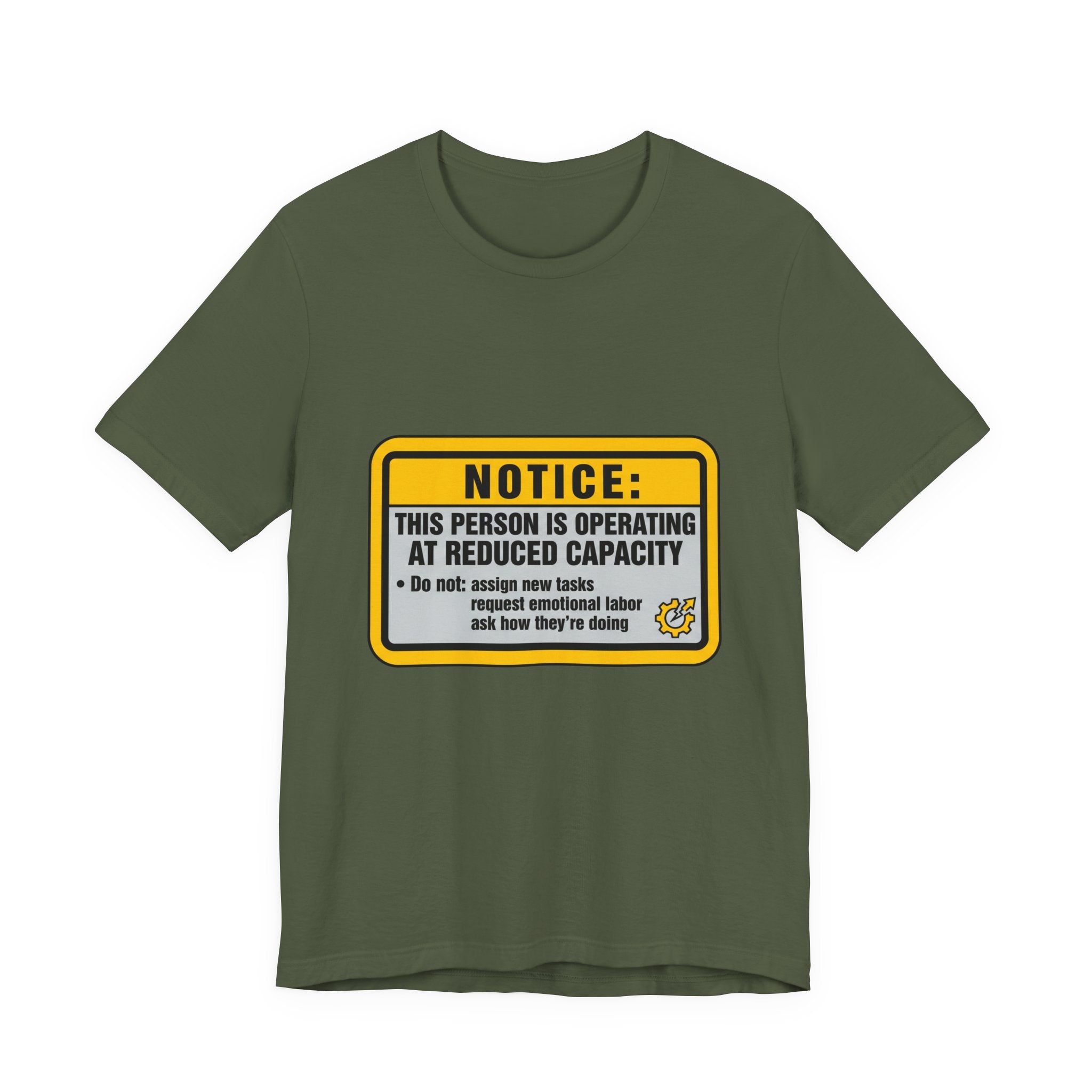 Operating At Reduced Capacity Unisex T-Shirt