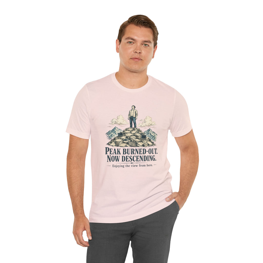Peak Burned Out Now Descending Unisex T-Shirt