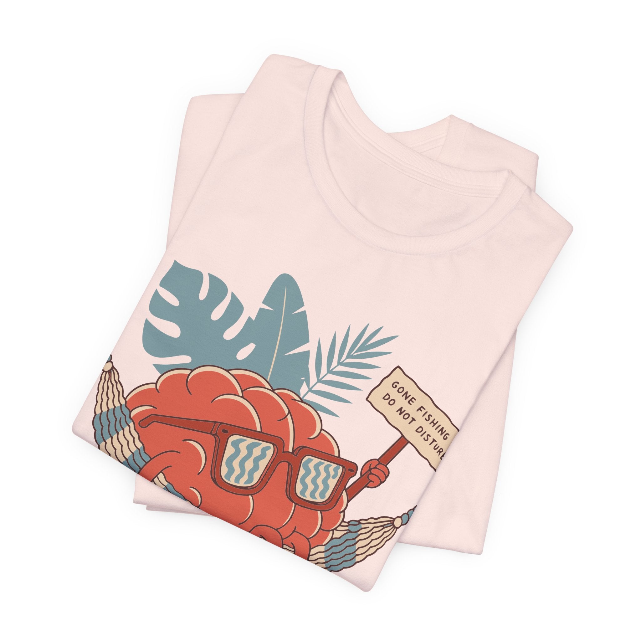 Brain Gone Fishing Unisex T-Shirt