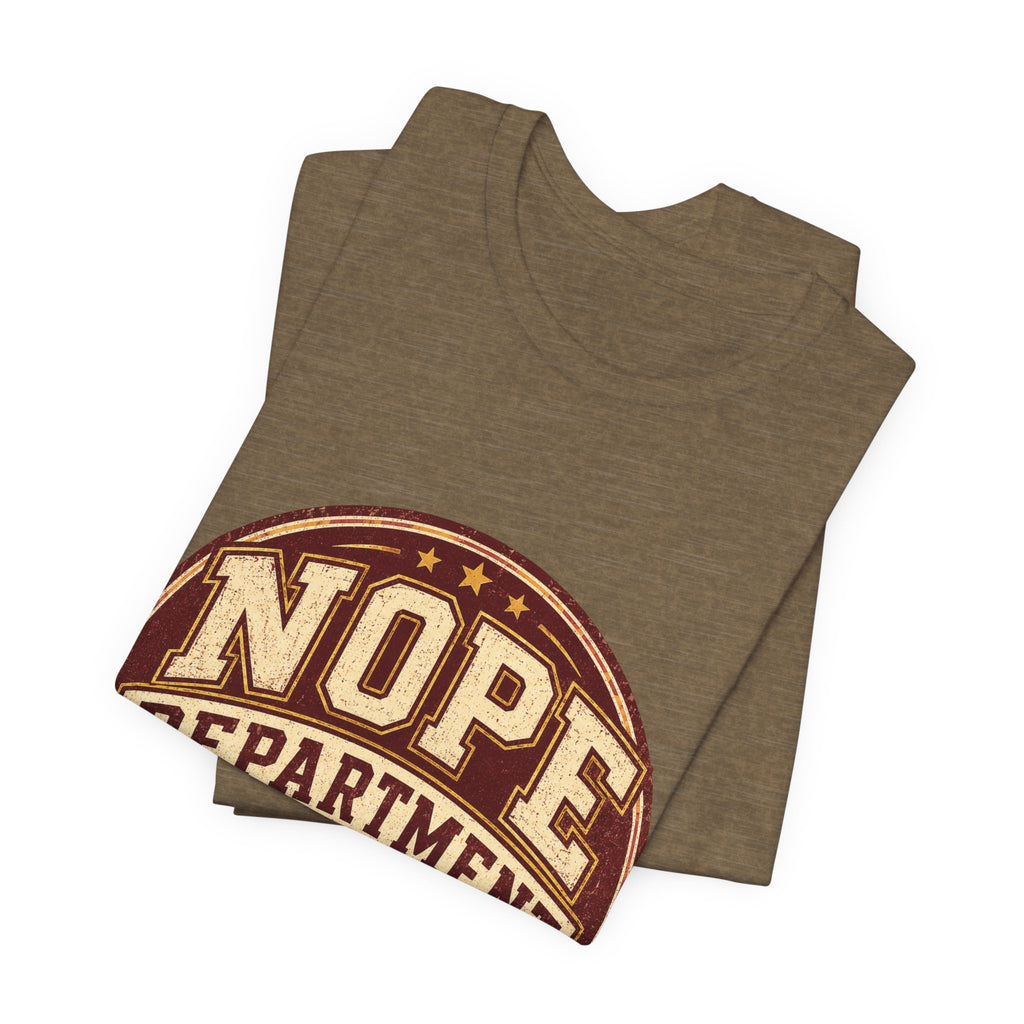 Nope Department Alumni Unisex T-Shirt