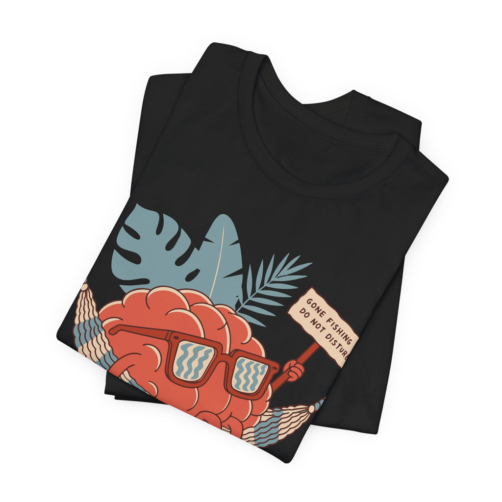 Brain Gone Fishing Unisex T-Shirt