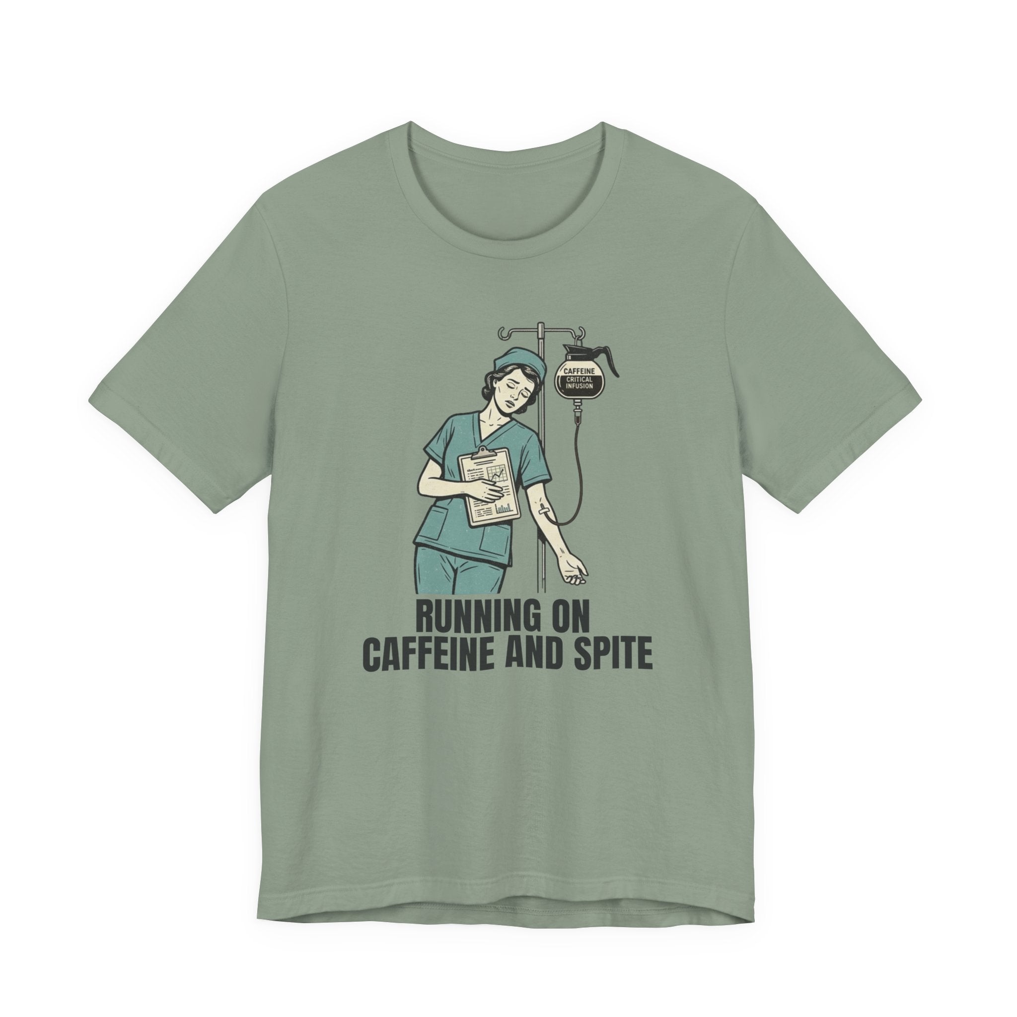 Running on Caffeine and Spite Unisex T-Shirt